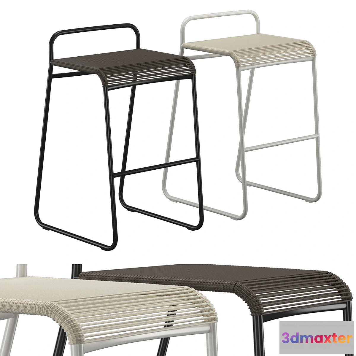 1413012 - HARP 350 barstool 3D Max