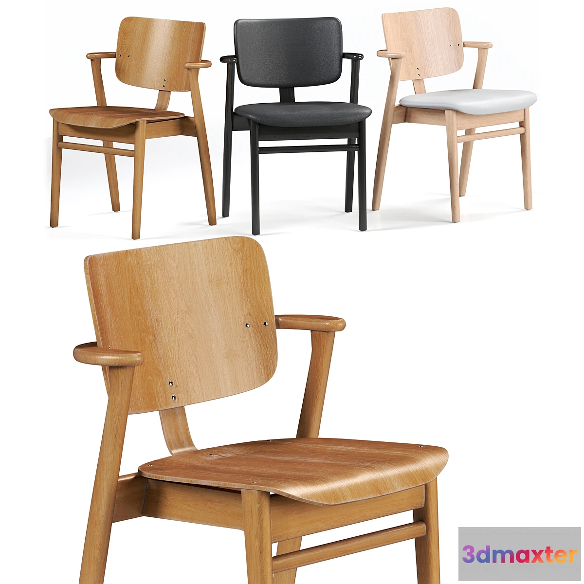 1413272 - Artek Domus Chair 3D Max