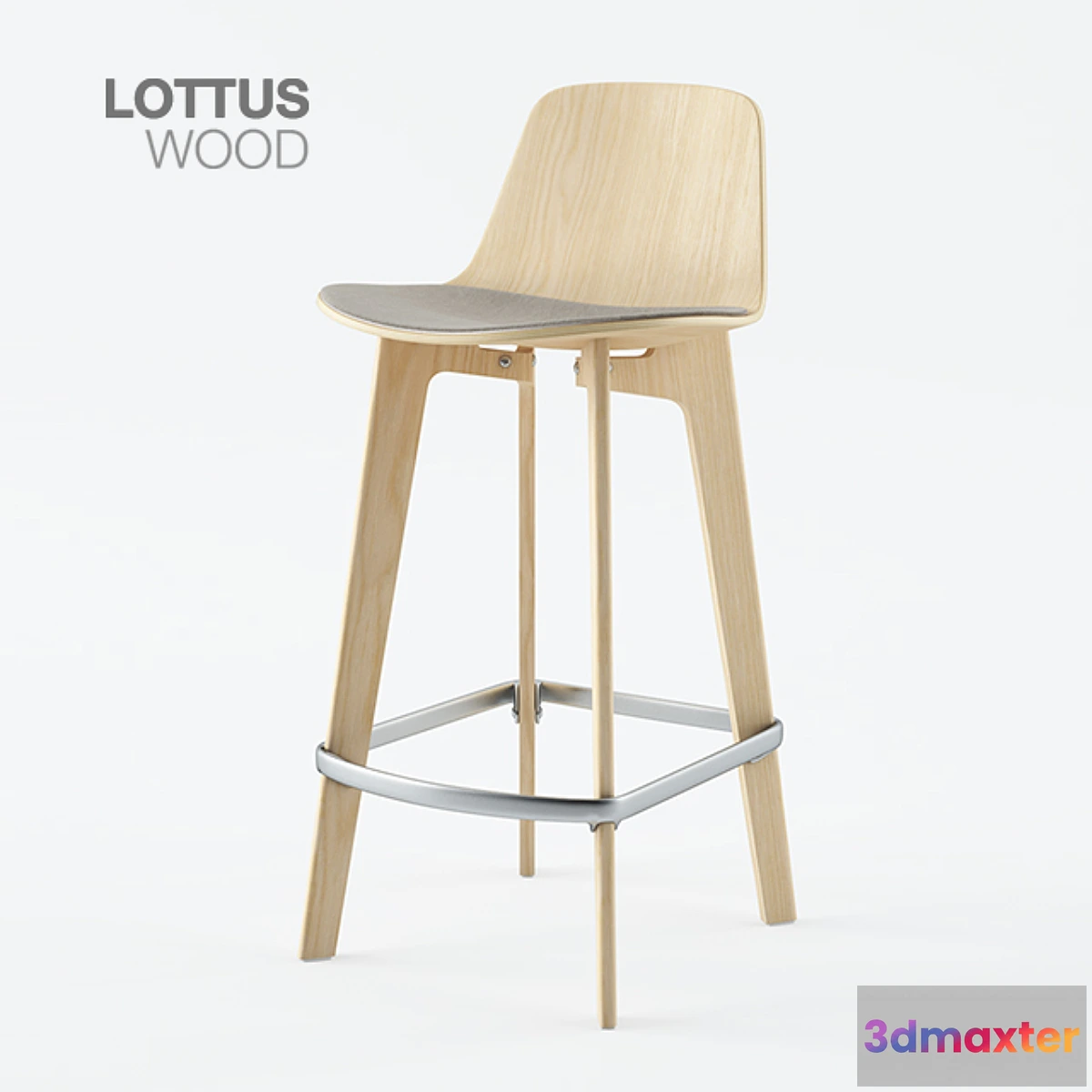 1413310 - Lottus Wood Chair 3D Max