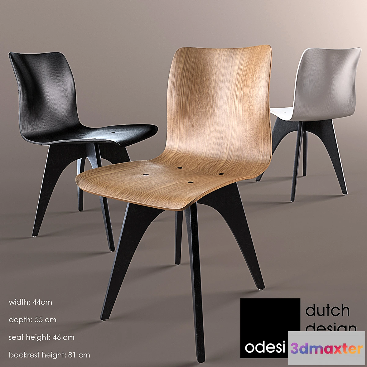 1414320 - ODESI WAVE chair 3D Max