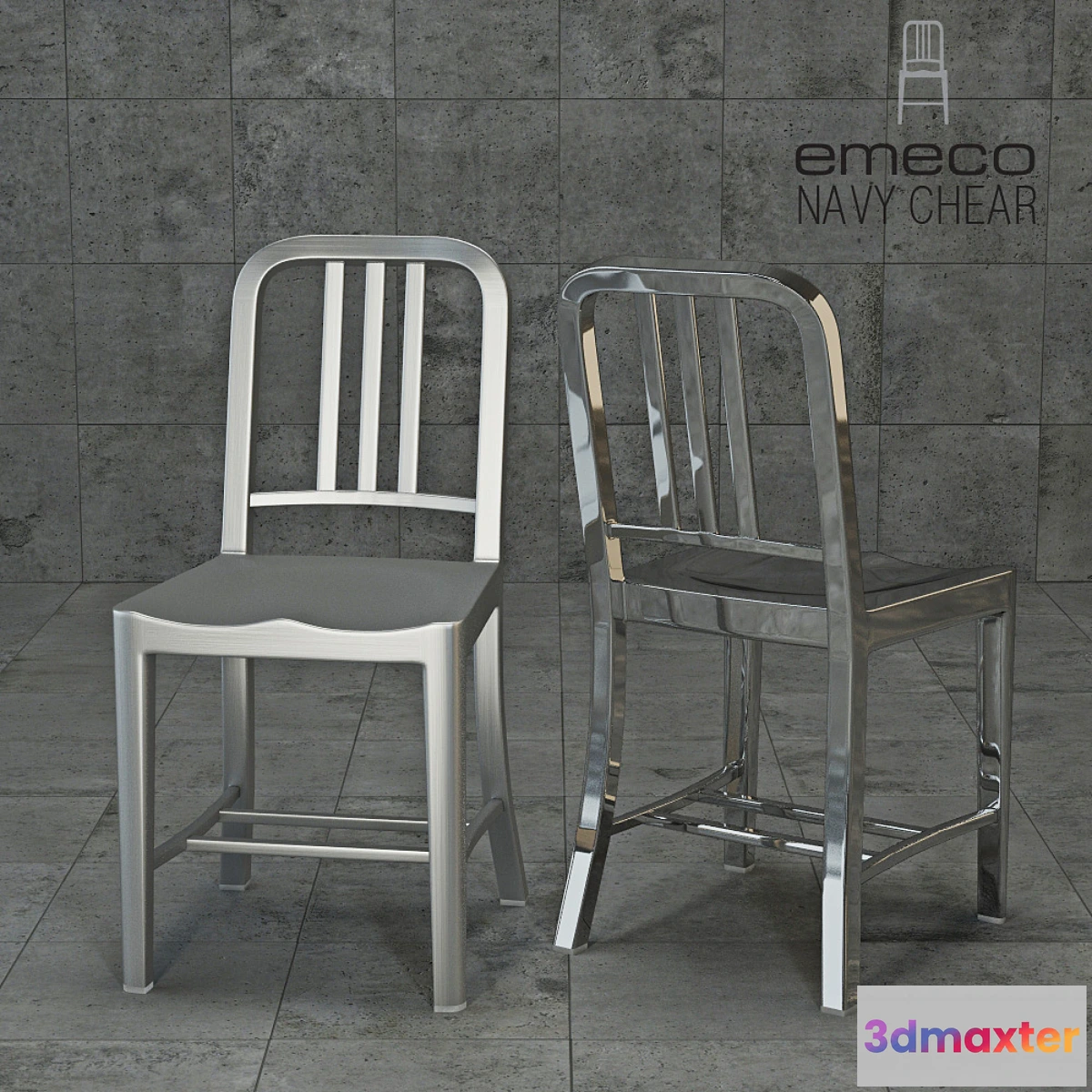 1417488 - Emeco Navy Chear 3D Max