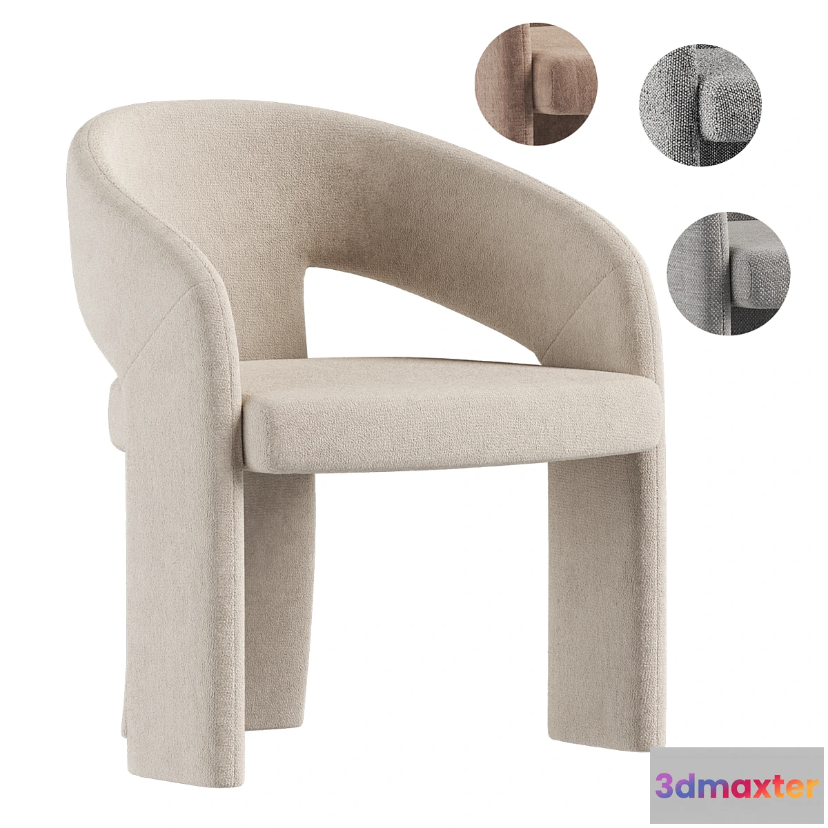 1418642 - Nuevo Anise Dining Chair 3D Max