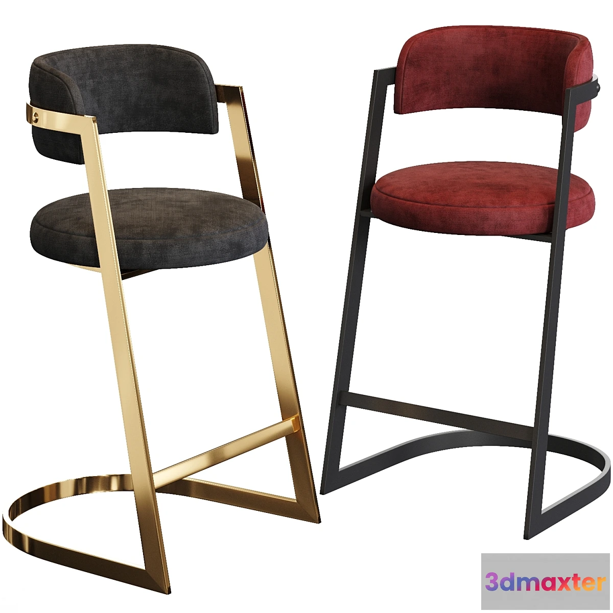 1419166 - Stephanie Counter Stool by Meridian Furniture 3D Max