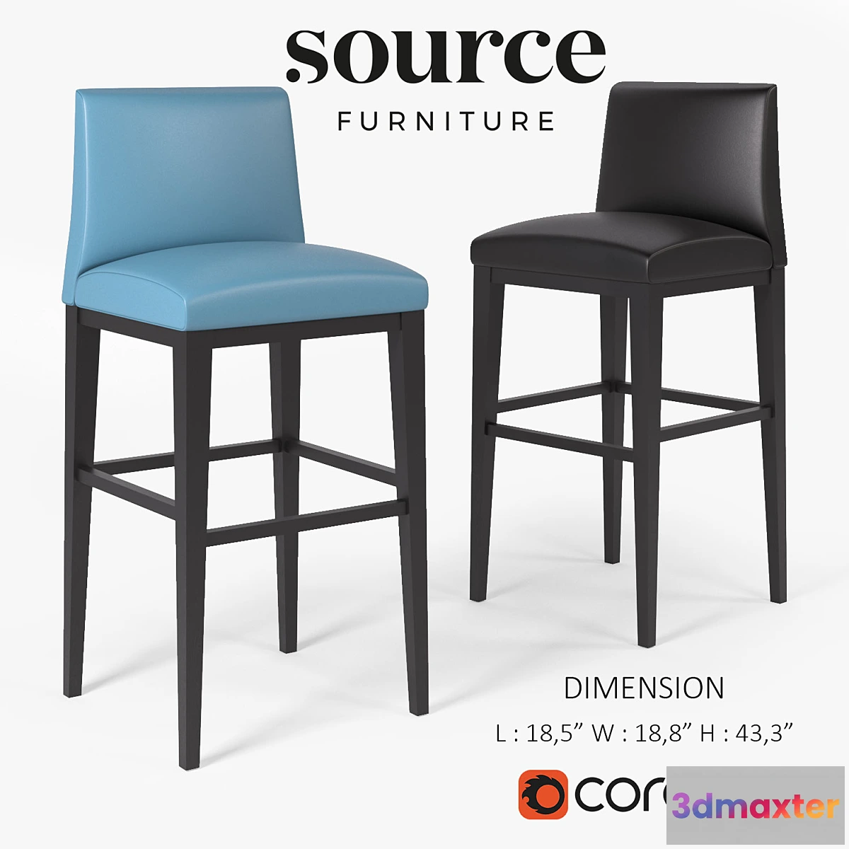 1419620 - MALIBU BARSTOOL SF6T 3D Max