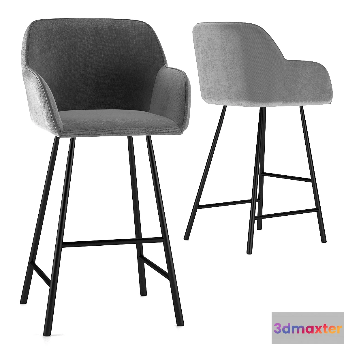 1420136 - Bar chair Kevin 3D Max