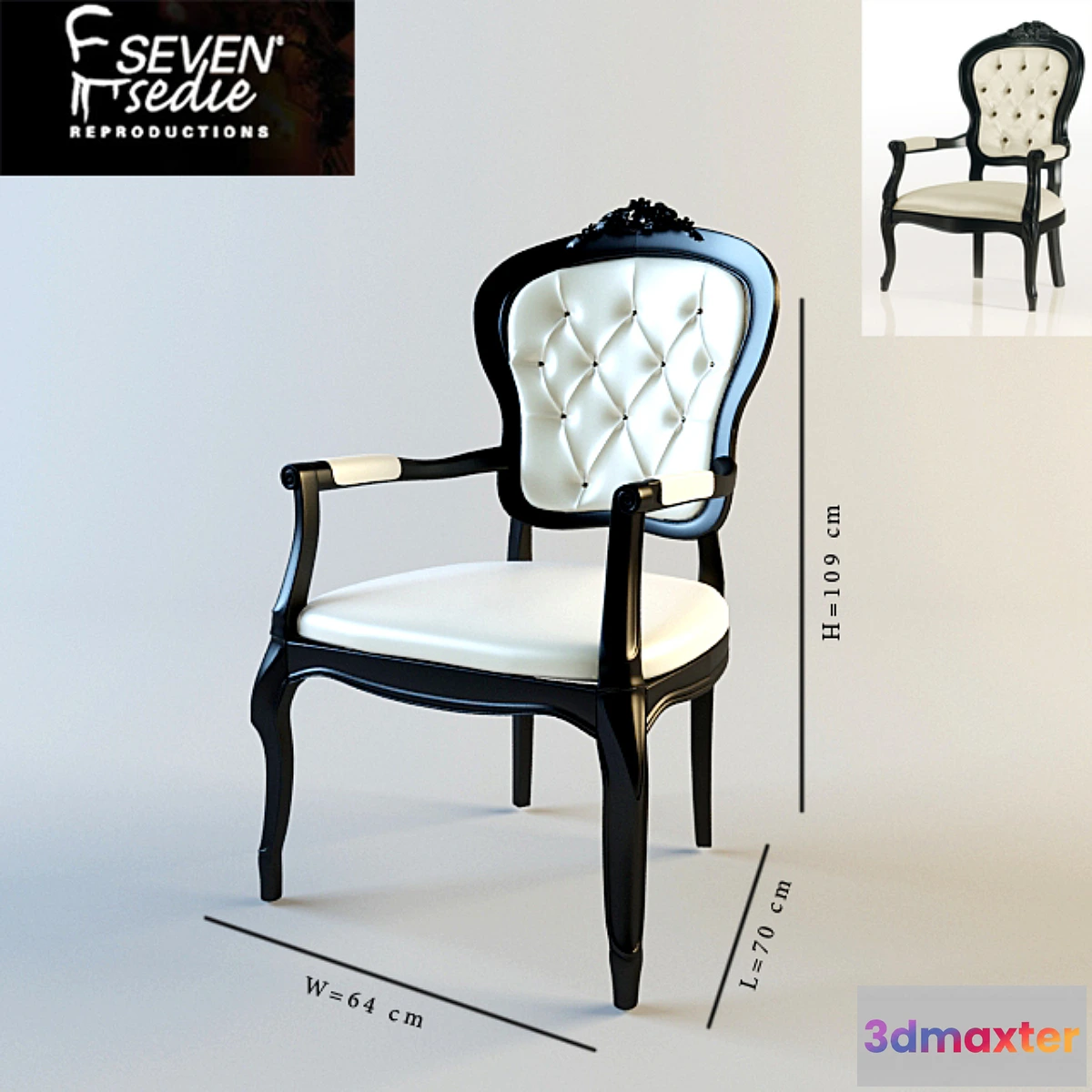 1421802 - Seven Sedie 3D Max