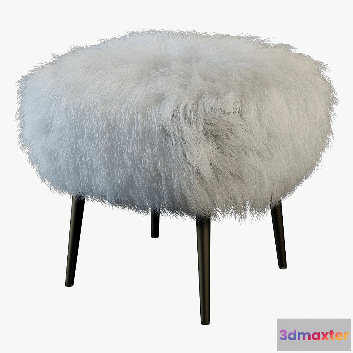 1423642 - Mongolian Lamb Stool 3D Max