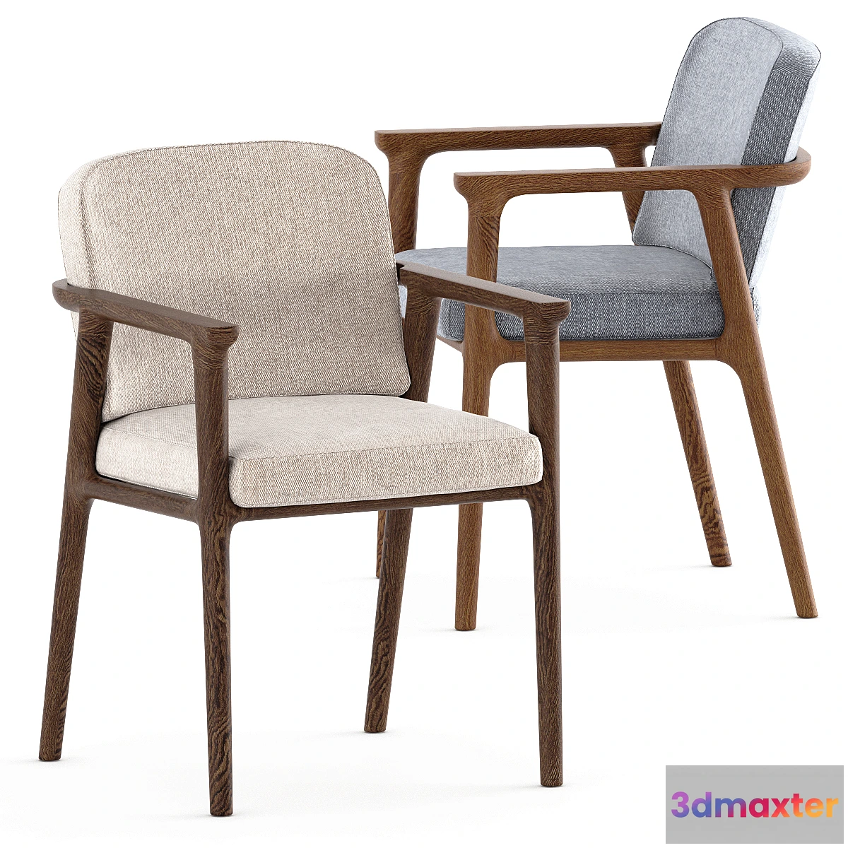 1425382 - Zio Dining Chair by Moooi 3D Max