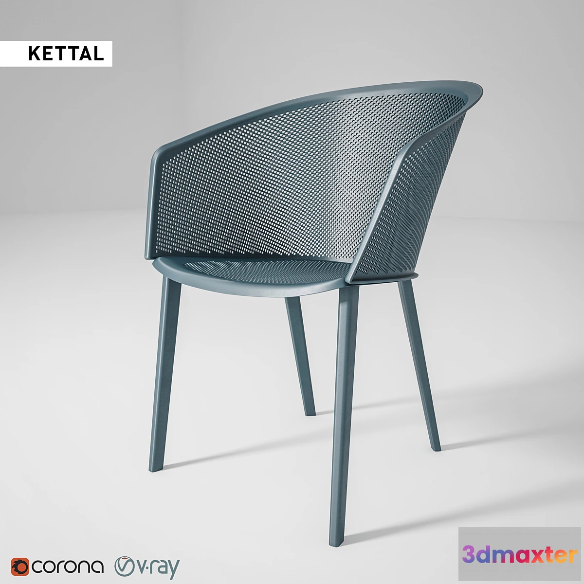 1425544 - ARMCHAIR KETTAL STAMPA 3D Max