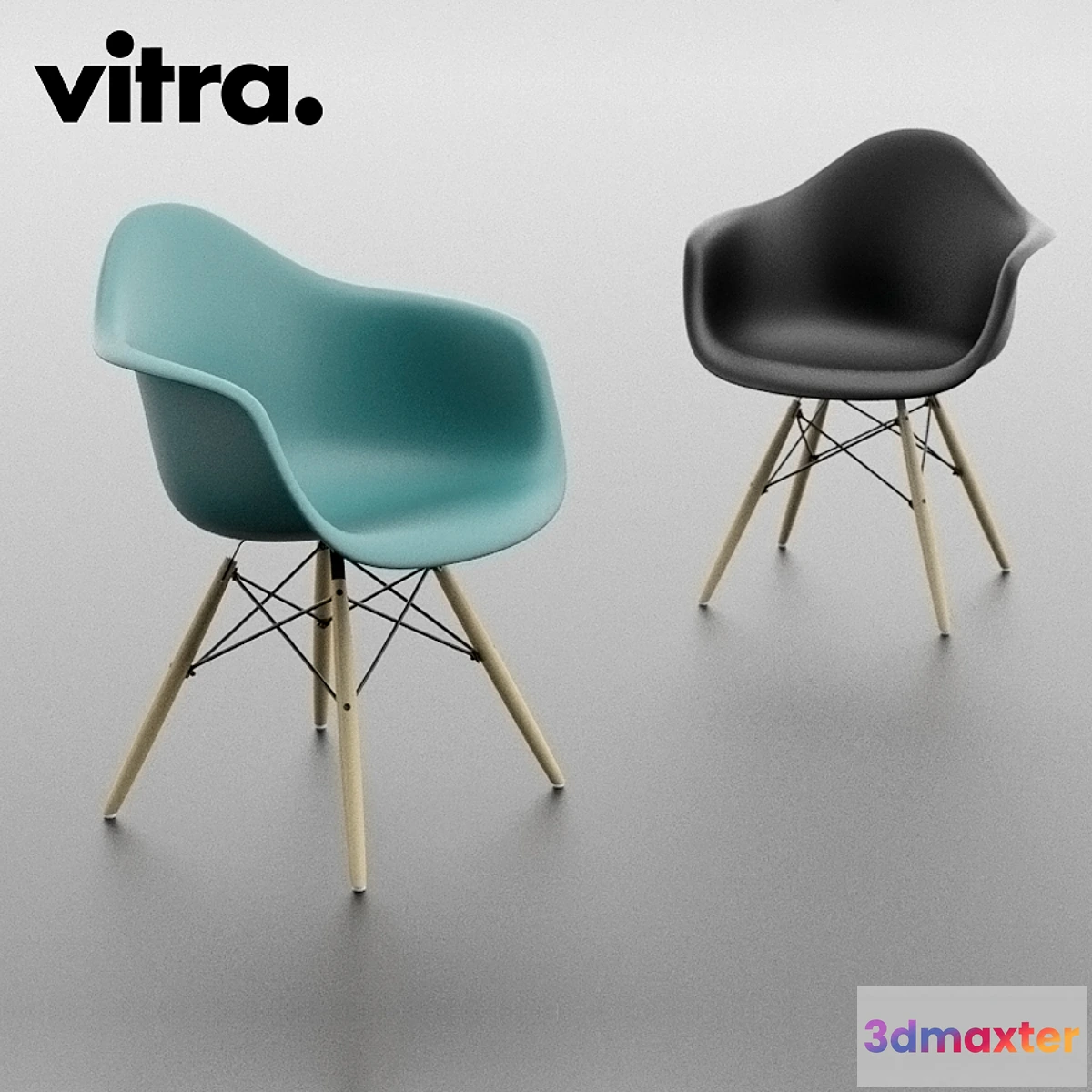 1425650 - Eames Plastic Armchair Daw 3D Max