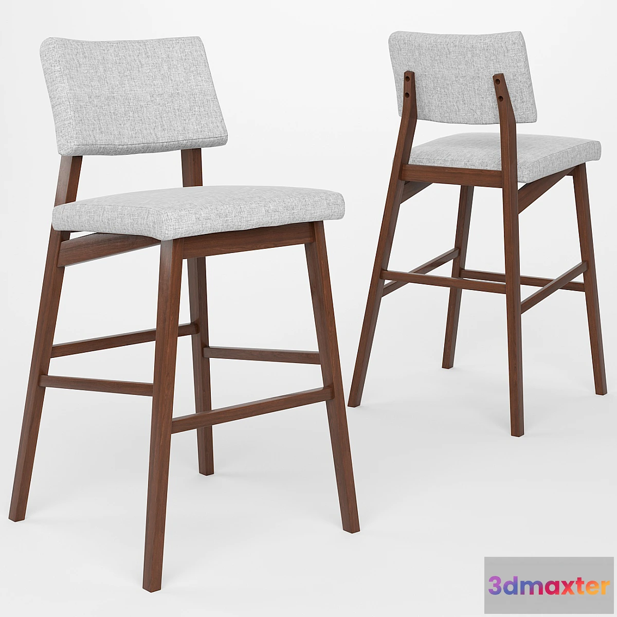 1425654 - Colton_Mid_Century_Bar_Stool_01 3D Max