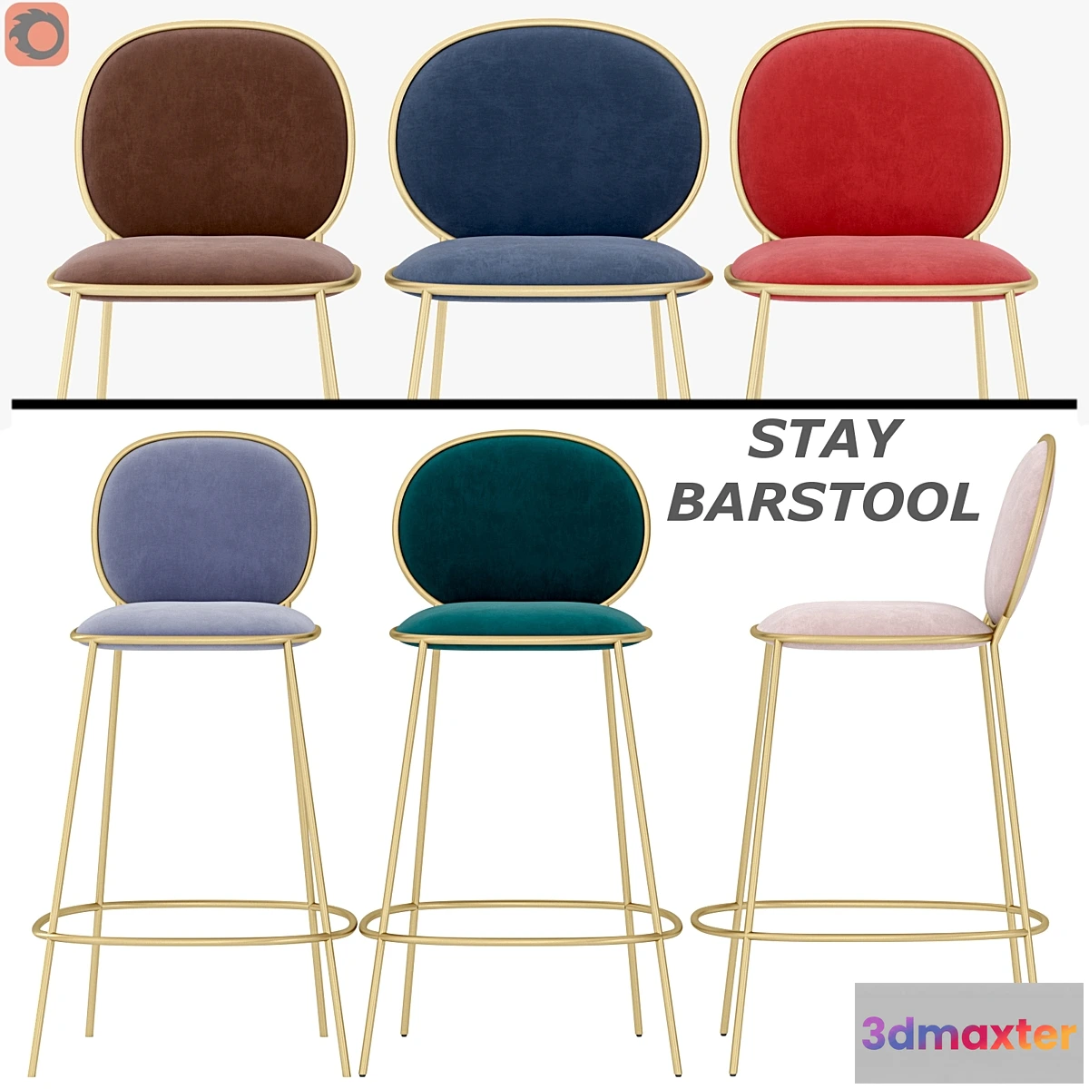 1425752 - STAY BARSTOOL 3D Max