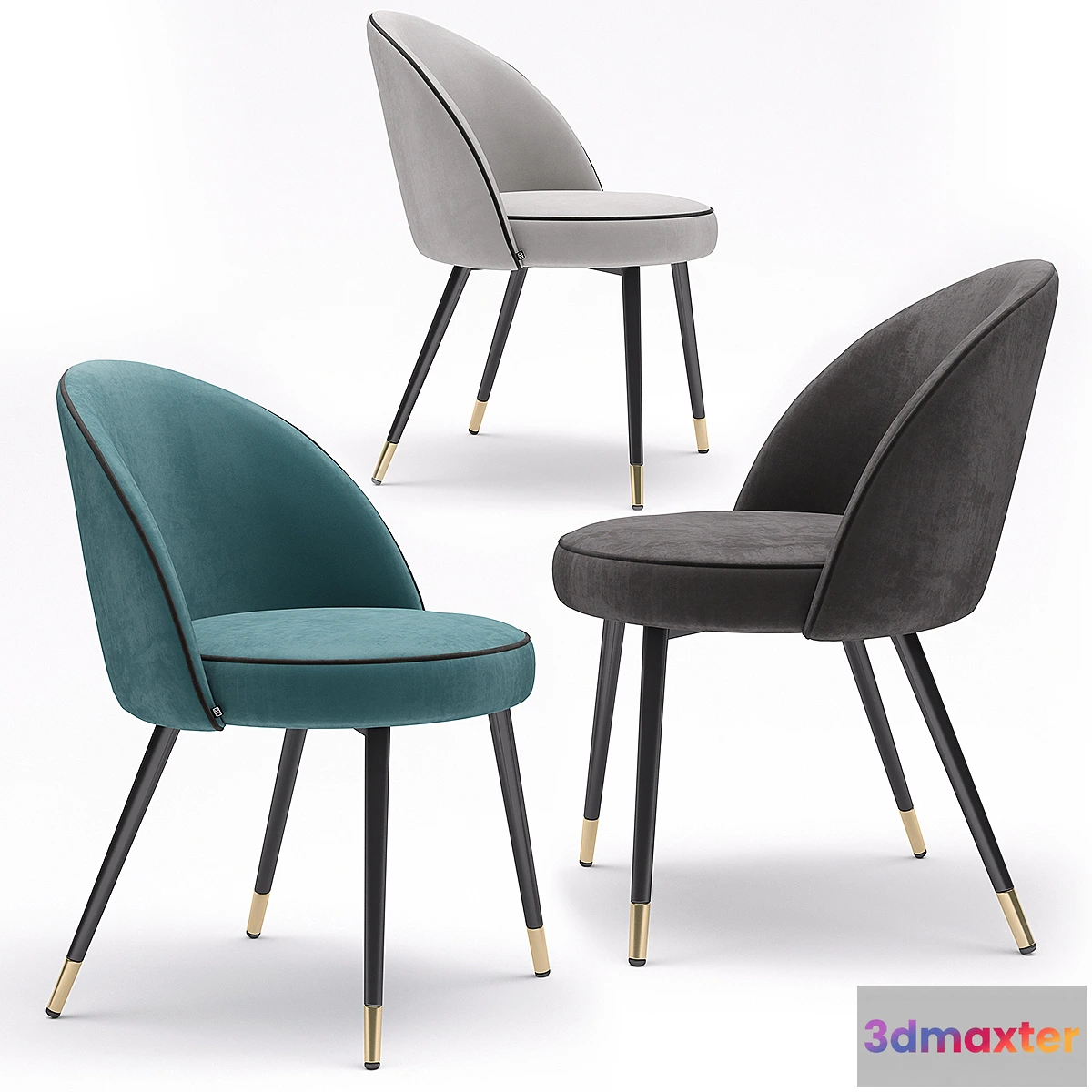 1425930 - Eichholtz Dining Chair Cooper 3D Max