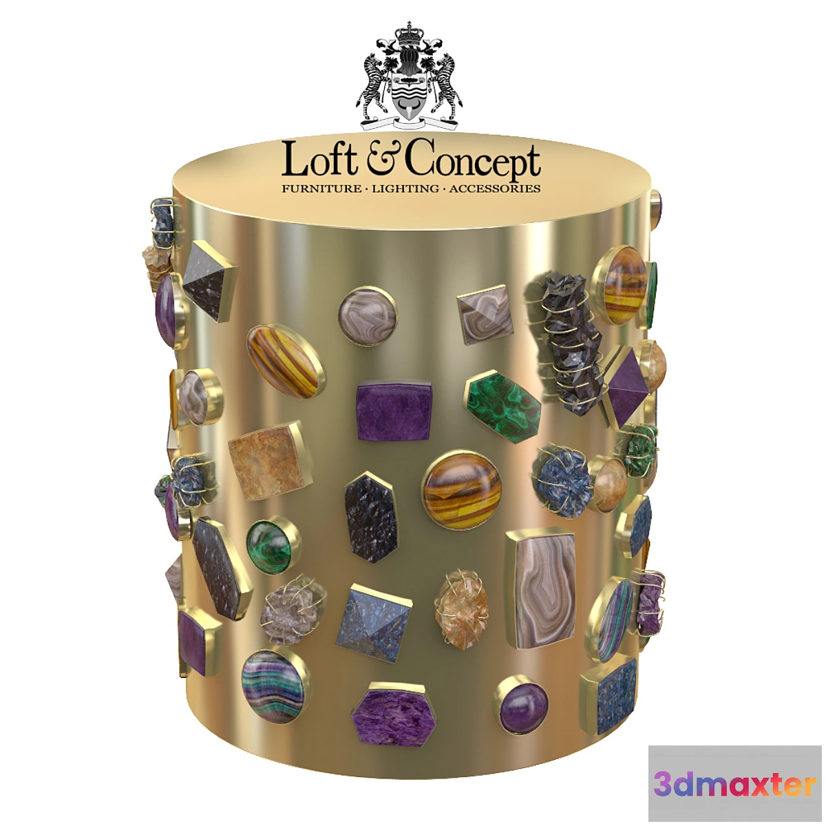 1426176 - Bejeweled STOOL 3D Max