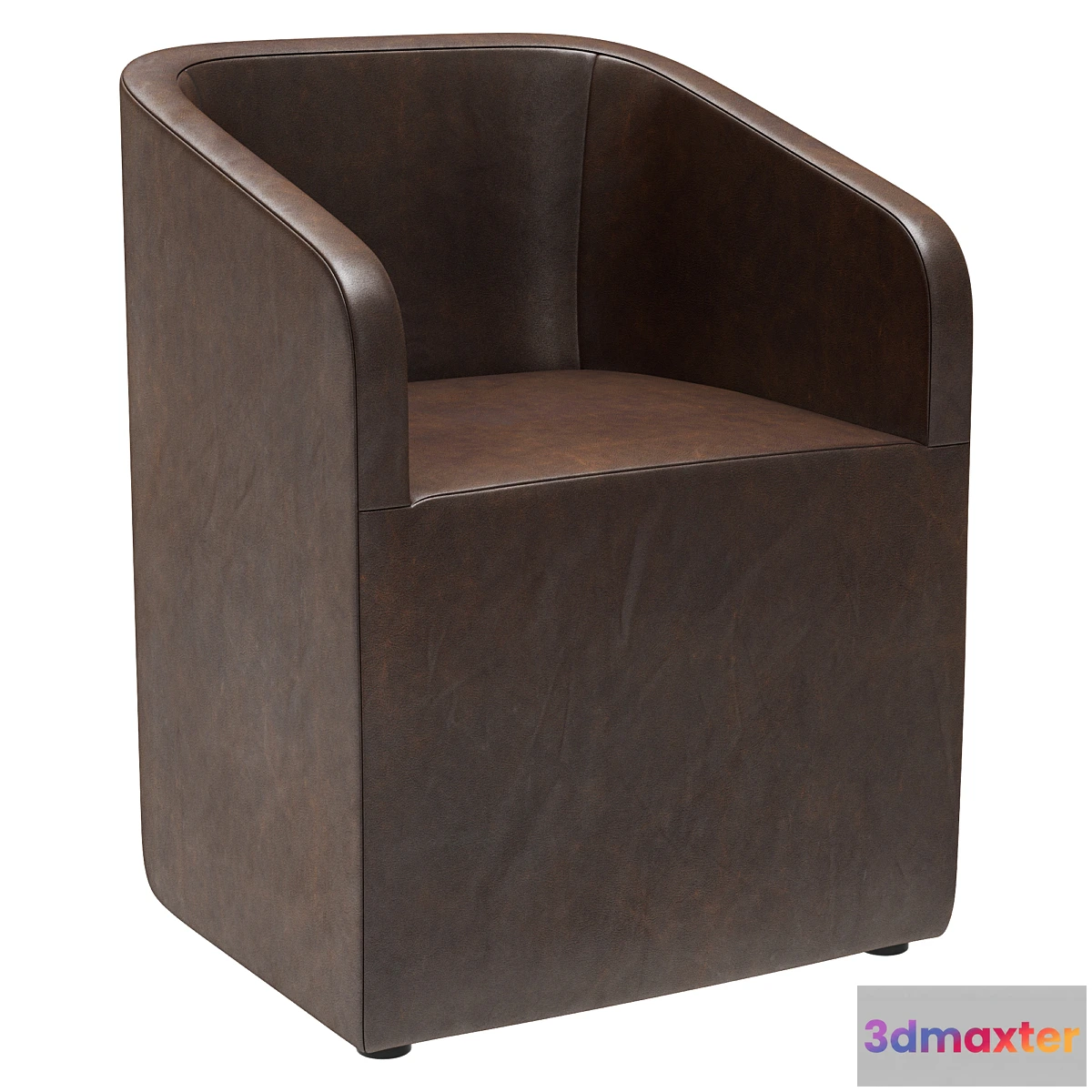 1428020 - Restoration Hardware Ellison Barrelback Slope Armchair 3D Max