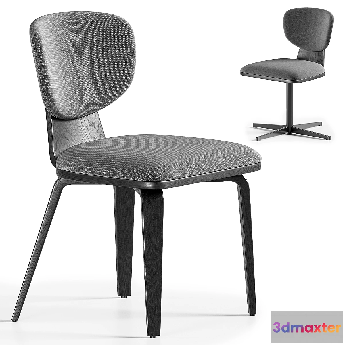 1429218 - Olos Chair Set by Bonaldo 3D Max