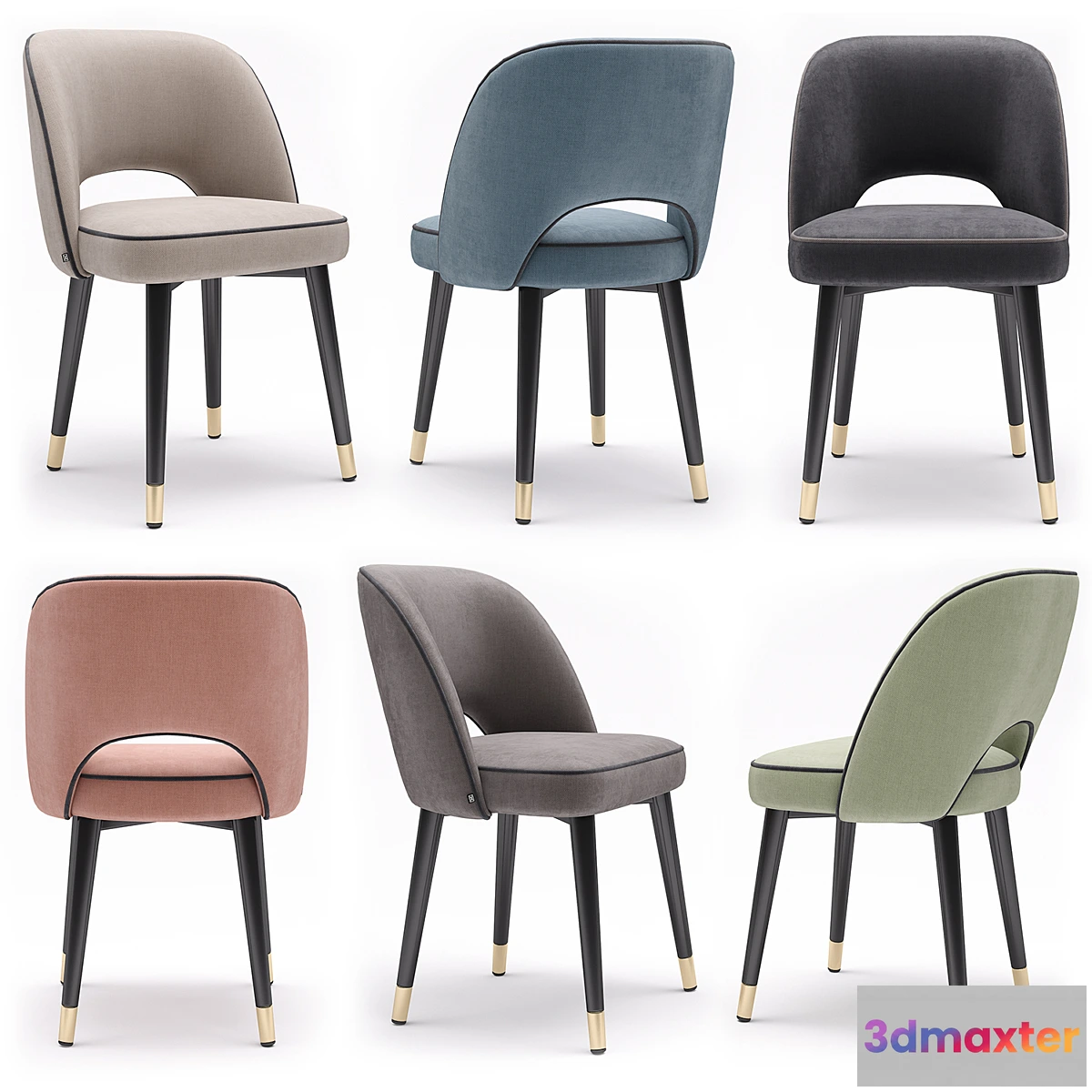 1431174 - Eichholtz Dining Chair Cliff 3D Max