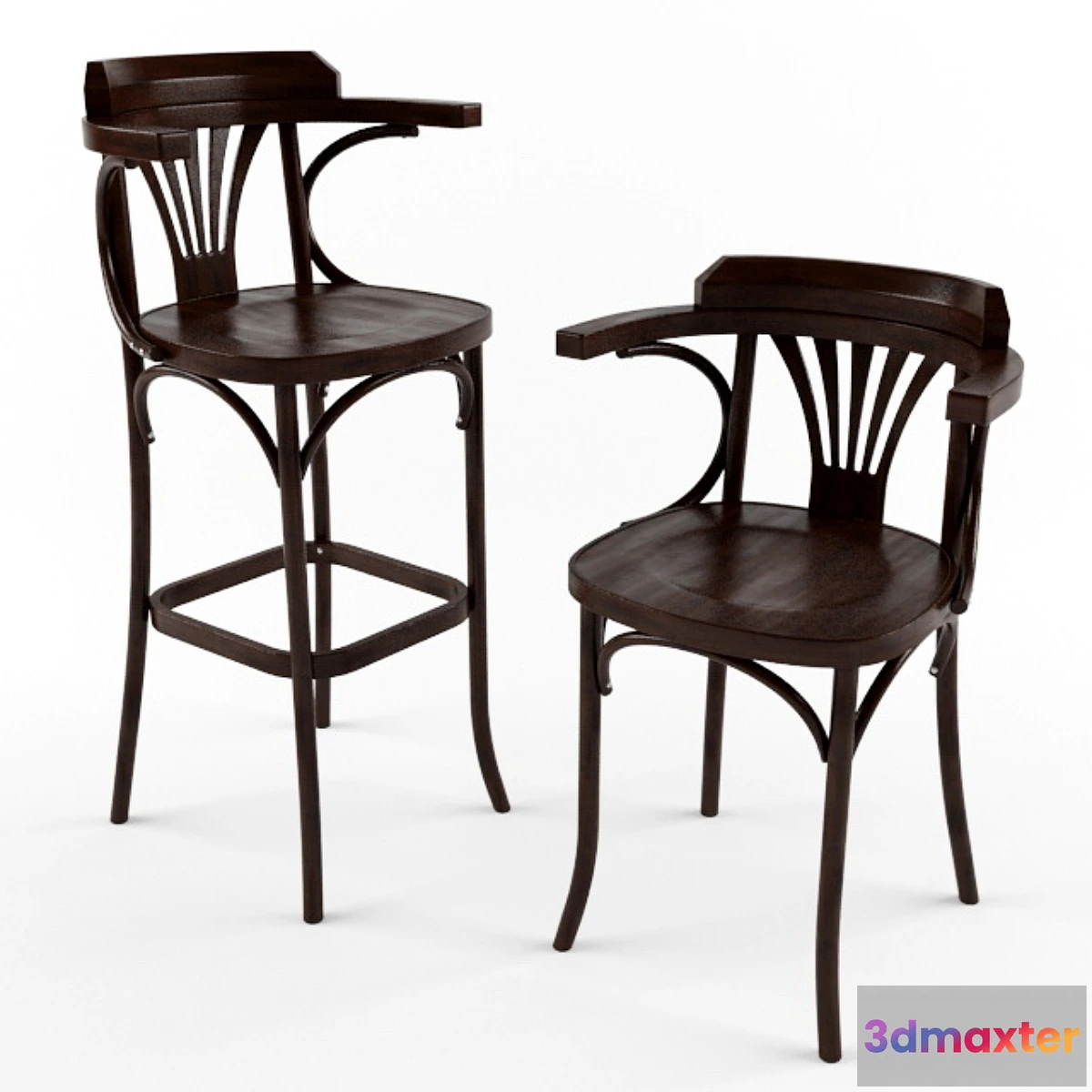 1431786 - Bar stool 3D Max