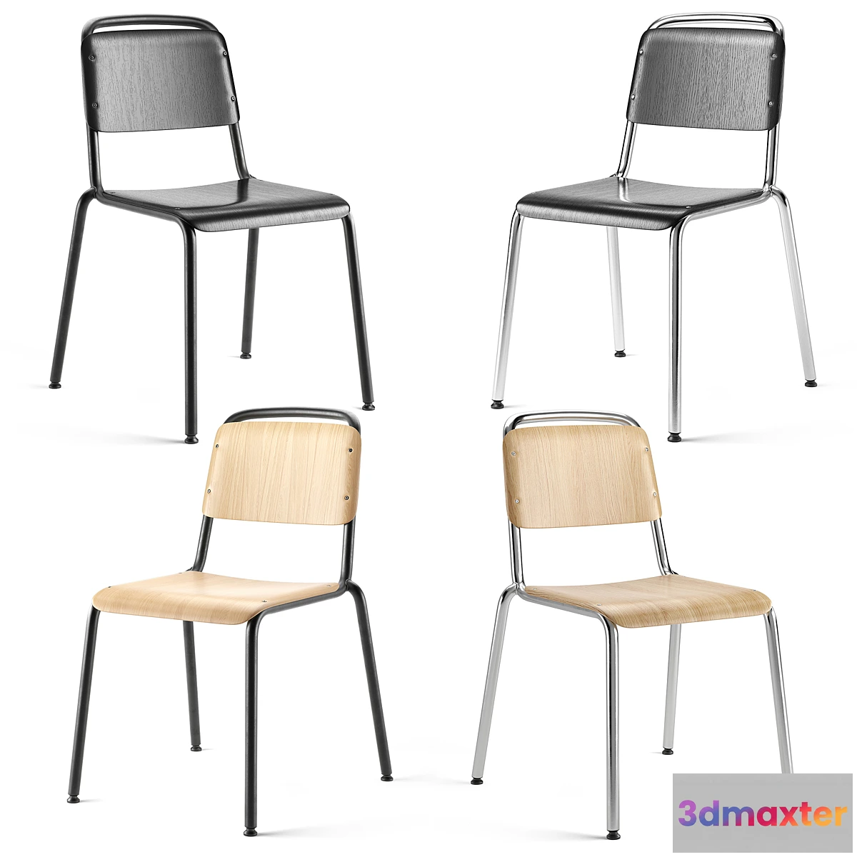 1432616 - Hay Halftime Chair 3D Max