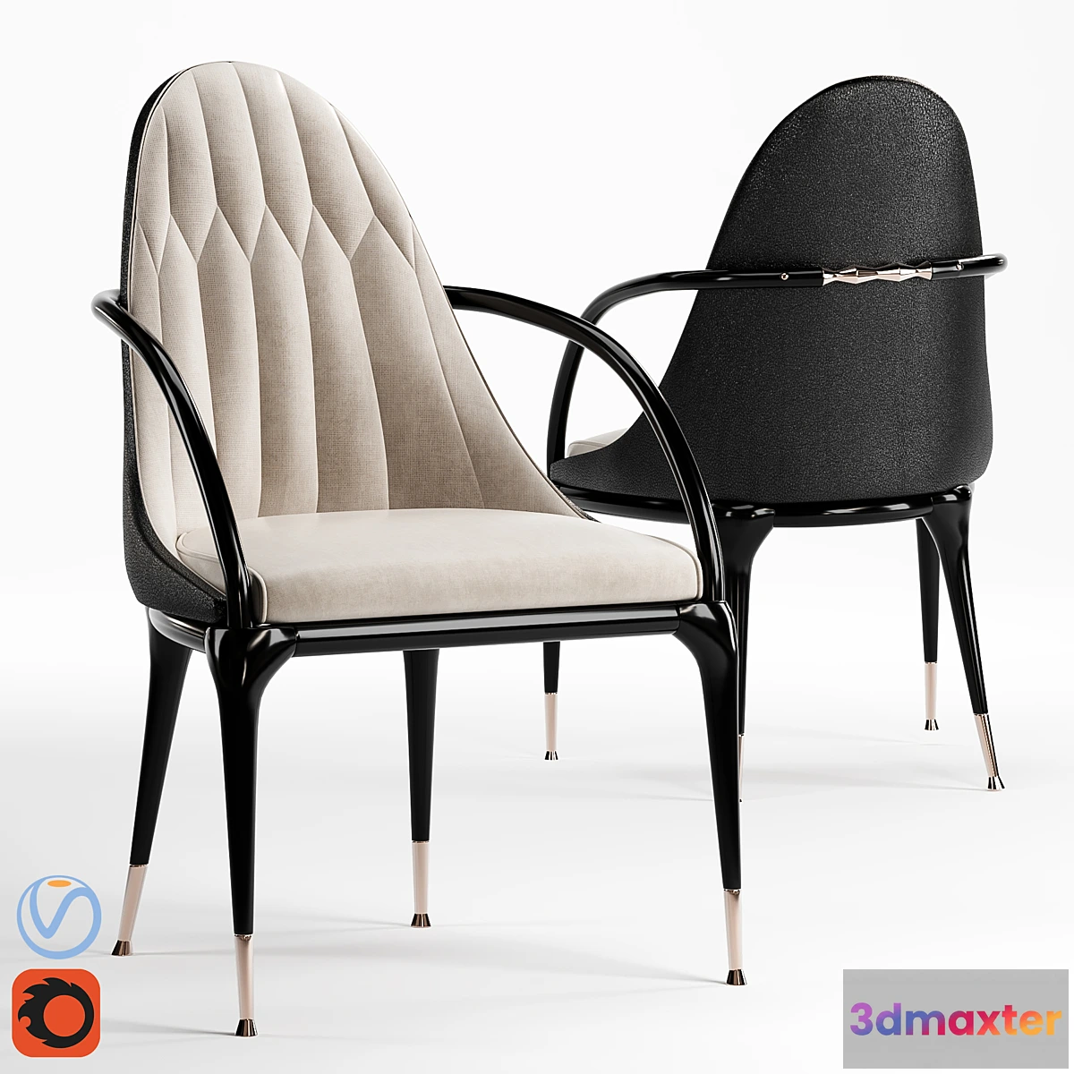 1432876 - Visionnaire Jera Chair 3D Max