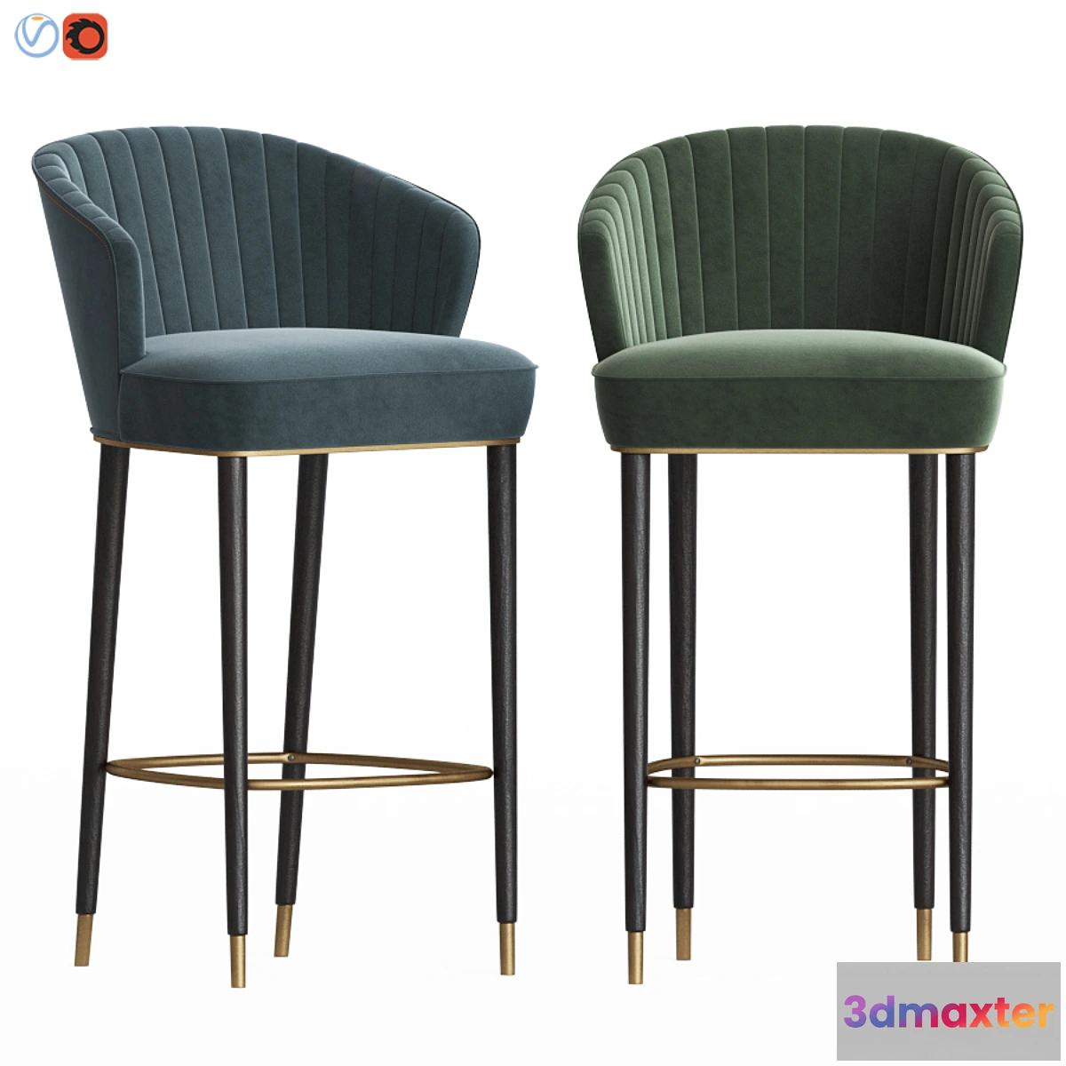 1433340 - Nuka Bar Chair 1stdibs 3D Max