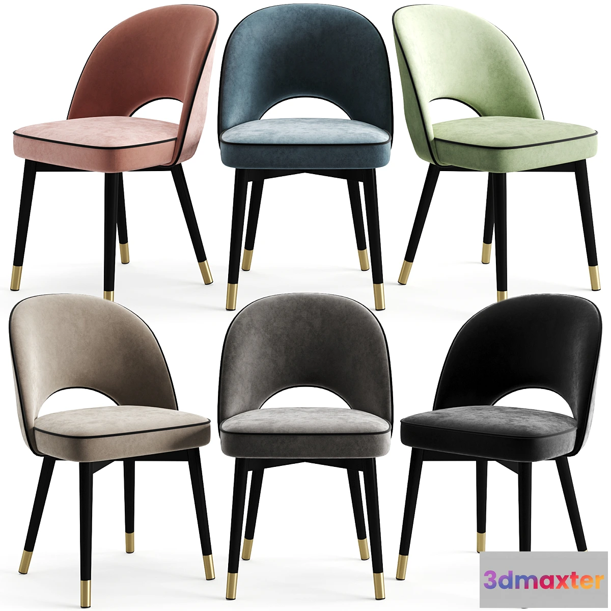 1433896 - Eichholtz Dining Chair Cliff 3D Max