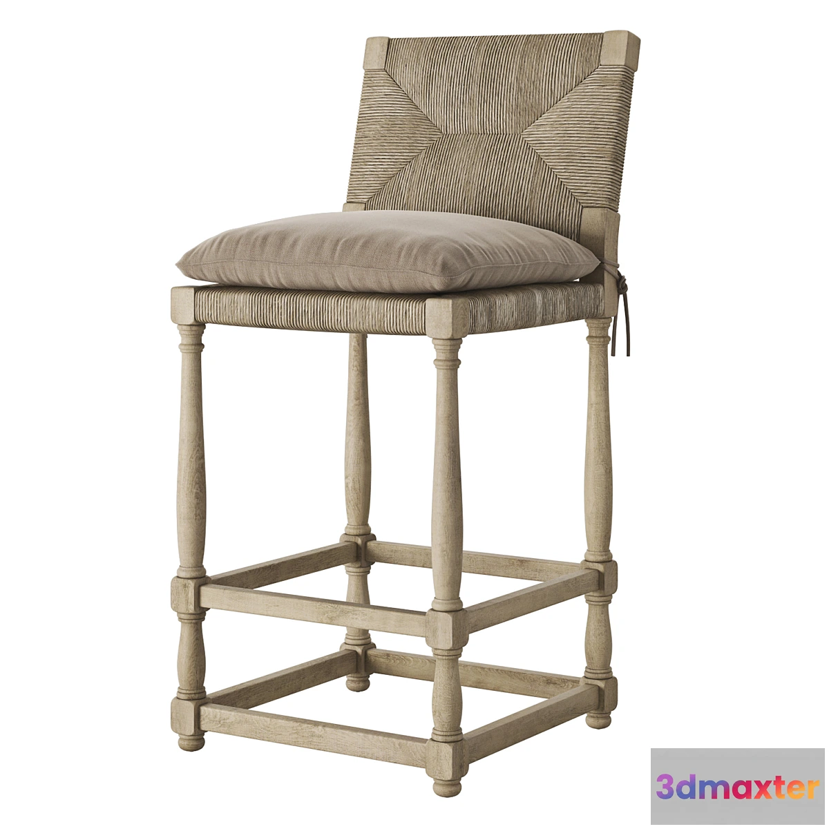 1434222 - Gregorius Pineo Henri II Rush Barstool 3D Max
