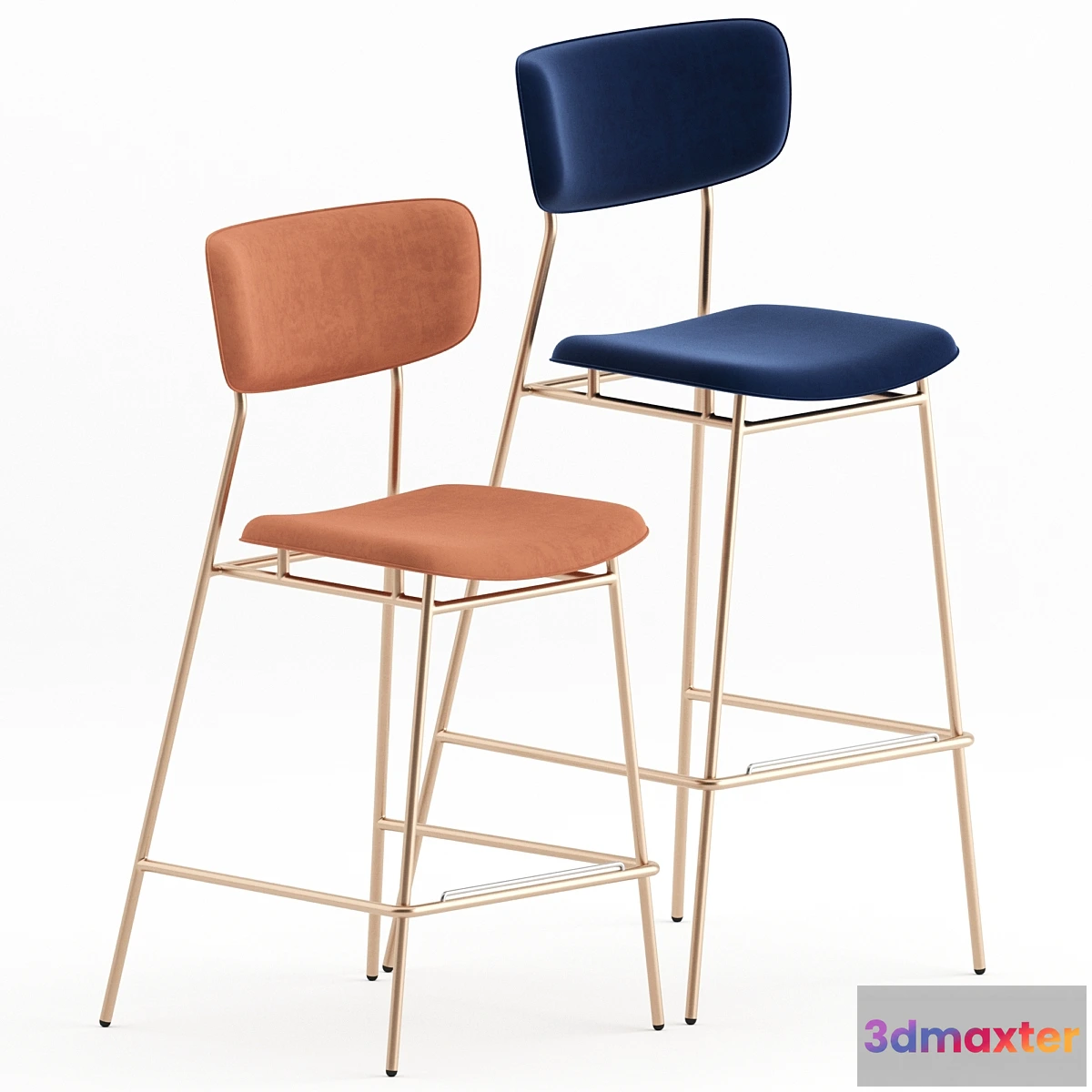 1434442 - Fifties Stool by Calligaris 3D Max