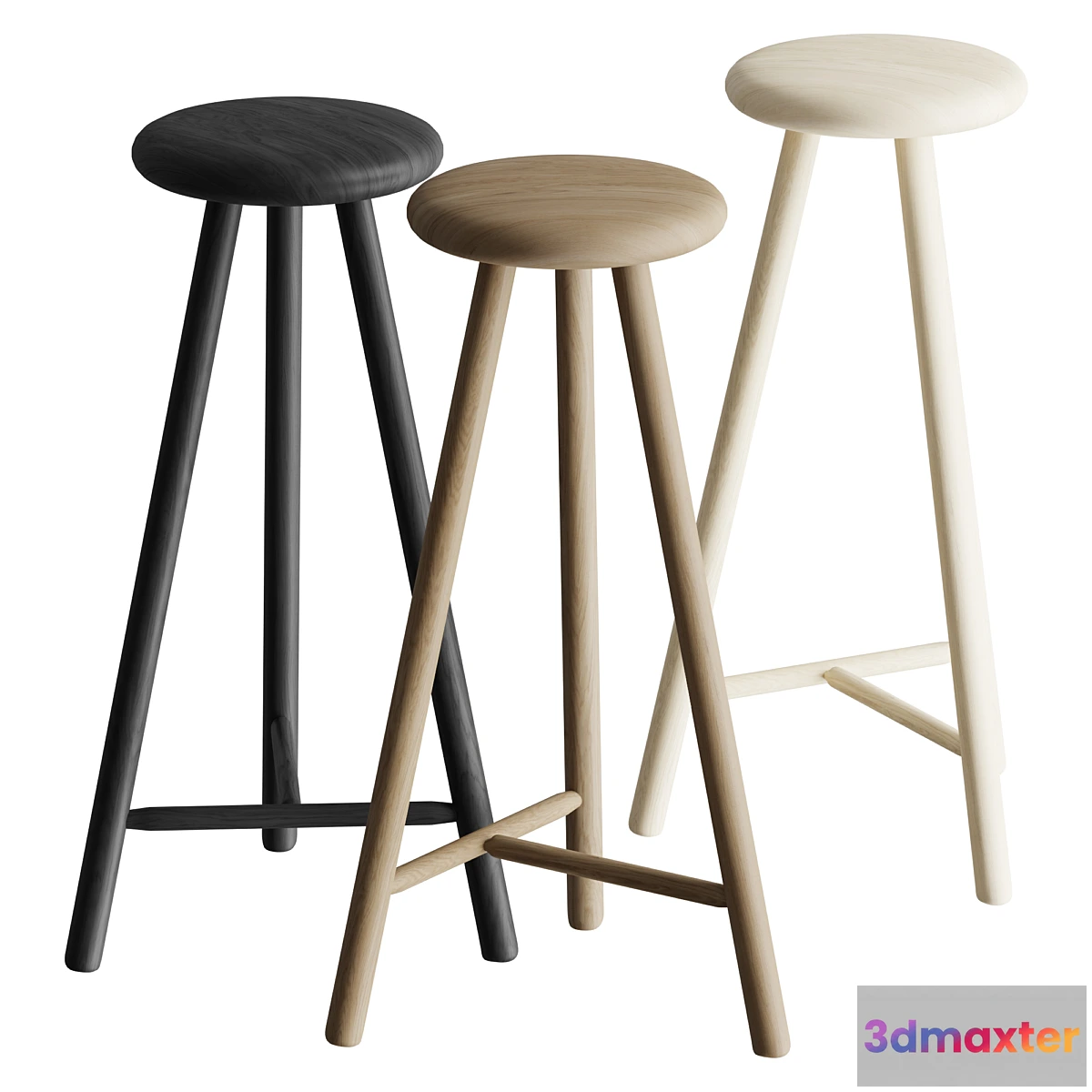 1434444 - Nikari PERCH  Stool 3D Max