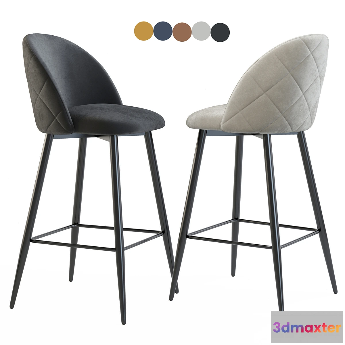 1435694 - Deephouse. Bar stool Paris 2 3D Max