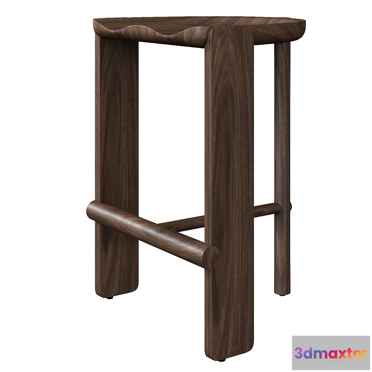1437948 - Hinterland stool designed by Daniel Boddam 3D Max