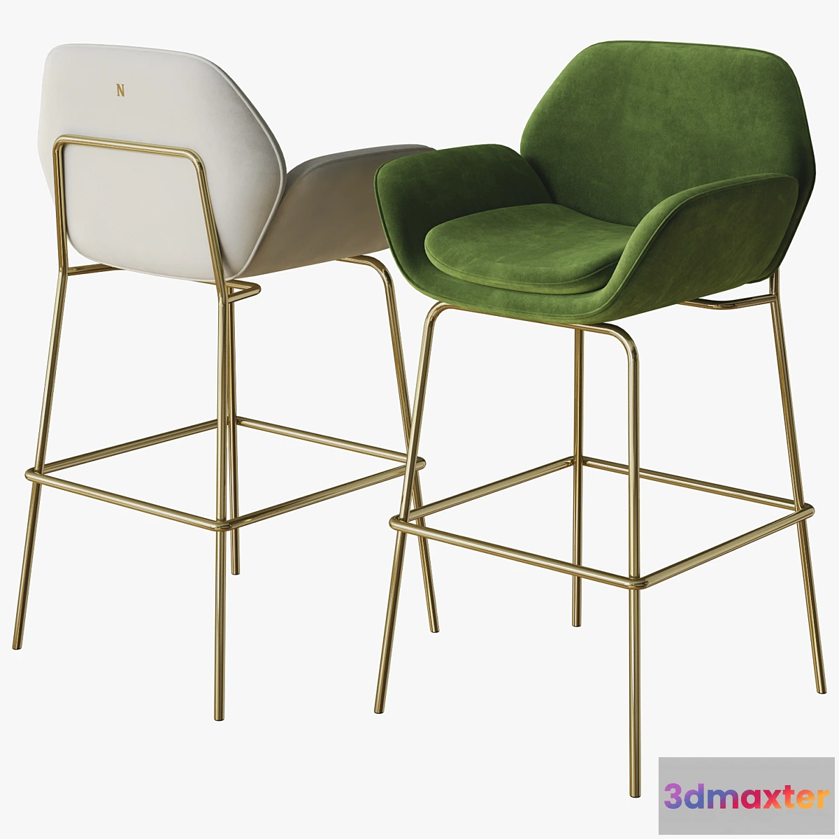 1439612 - shield stool natuzzi 3D Max