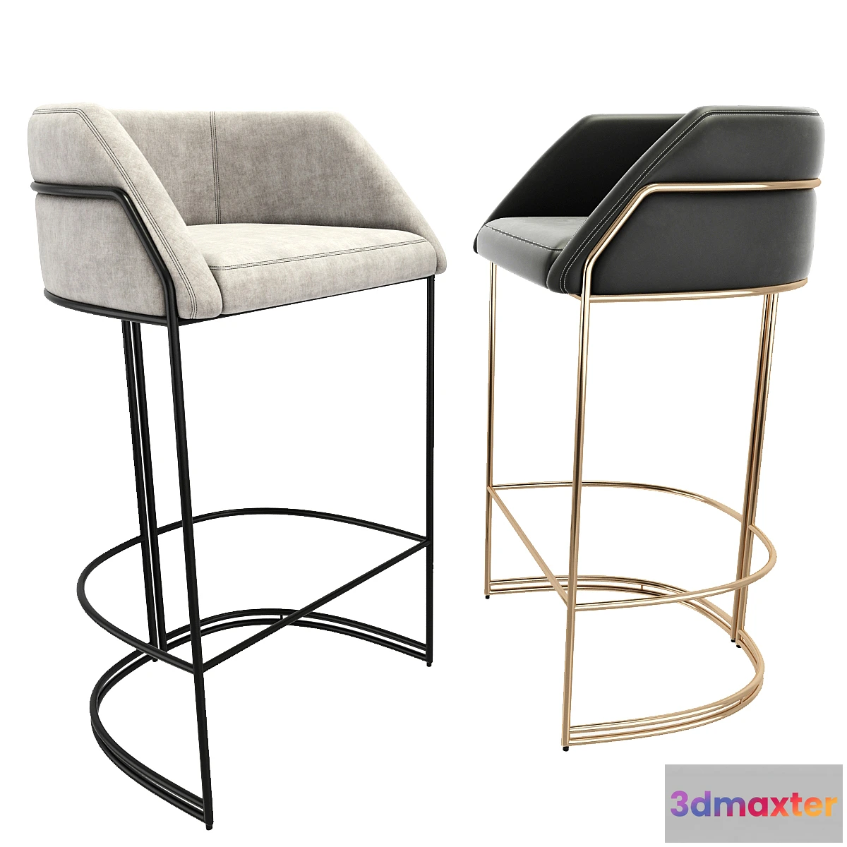 1439788 - Deja vu bar stool 3D Max