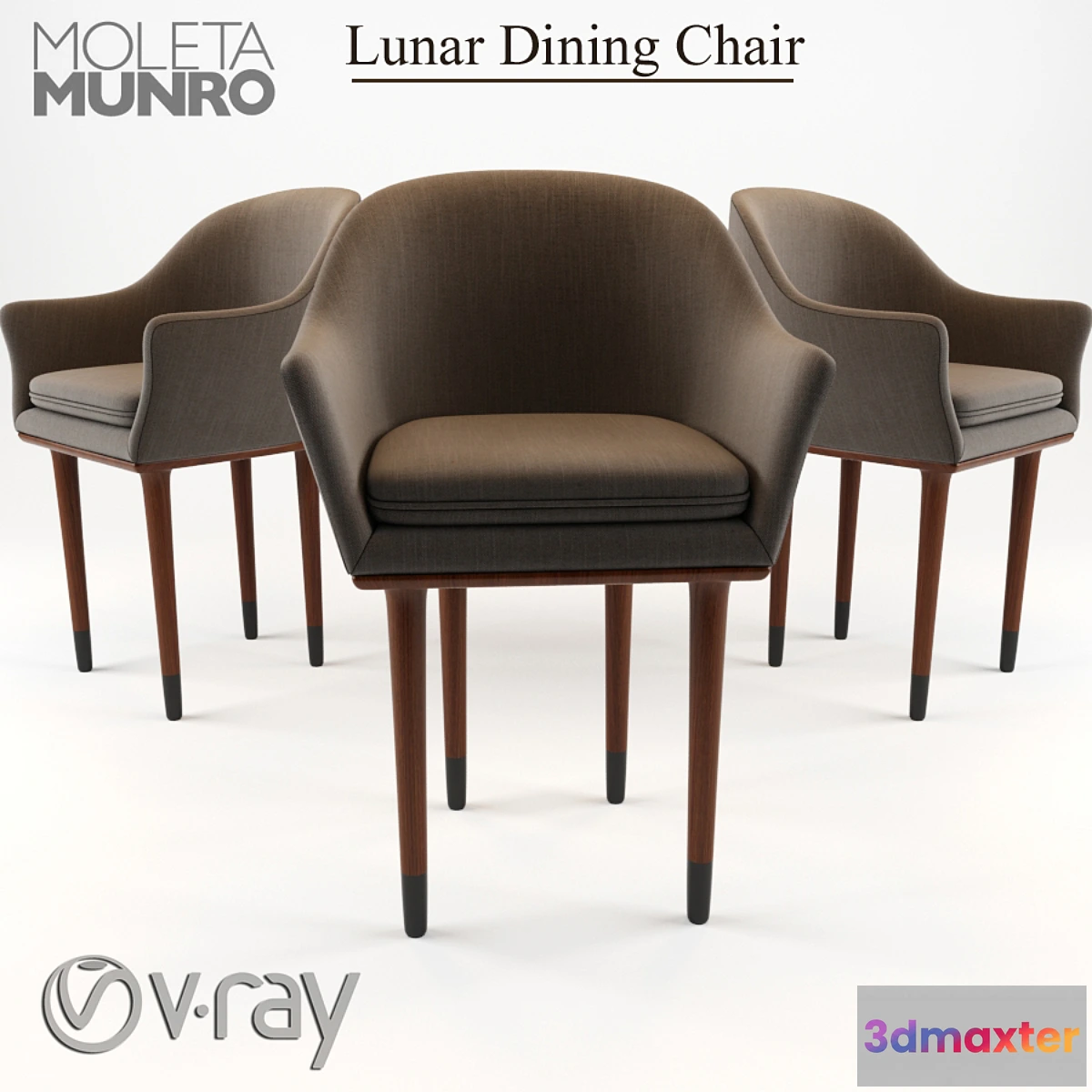 1440942 - Lunar Dining Chair 3D Max