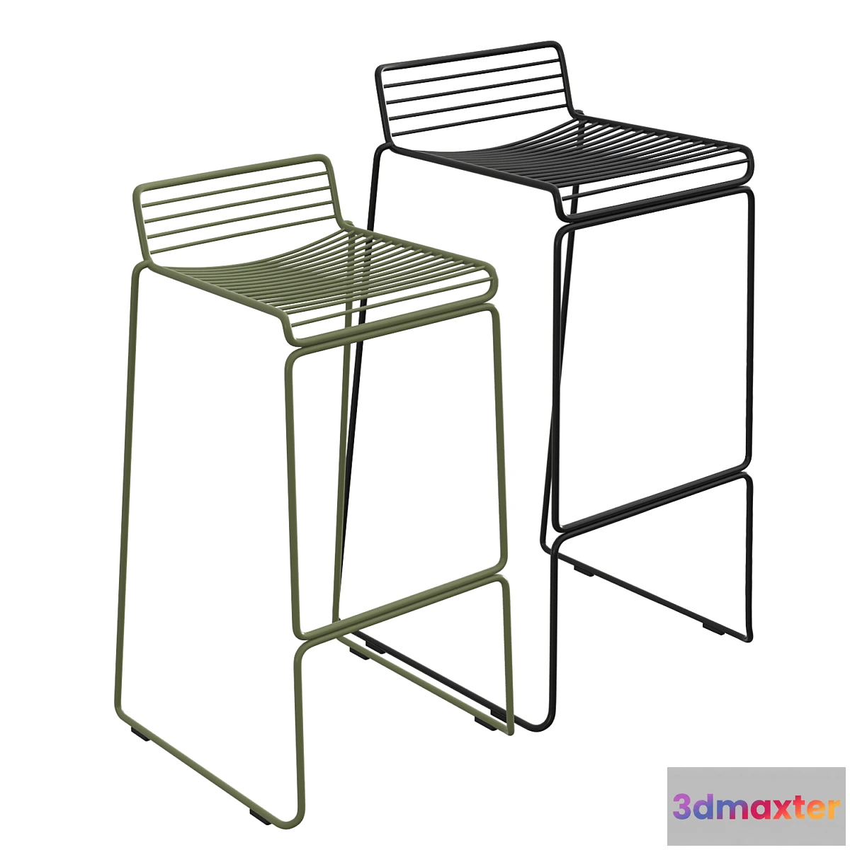 1441296 - Hee bar stool 3D Max