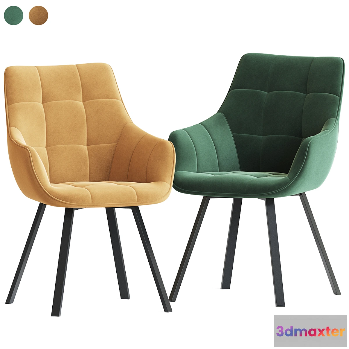 1441444 - Swivel Dining Chair Emile Stulych 3D Max