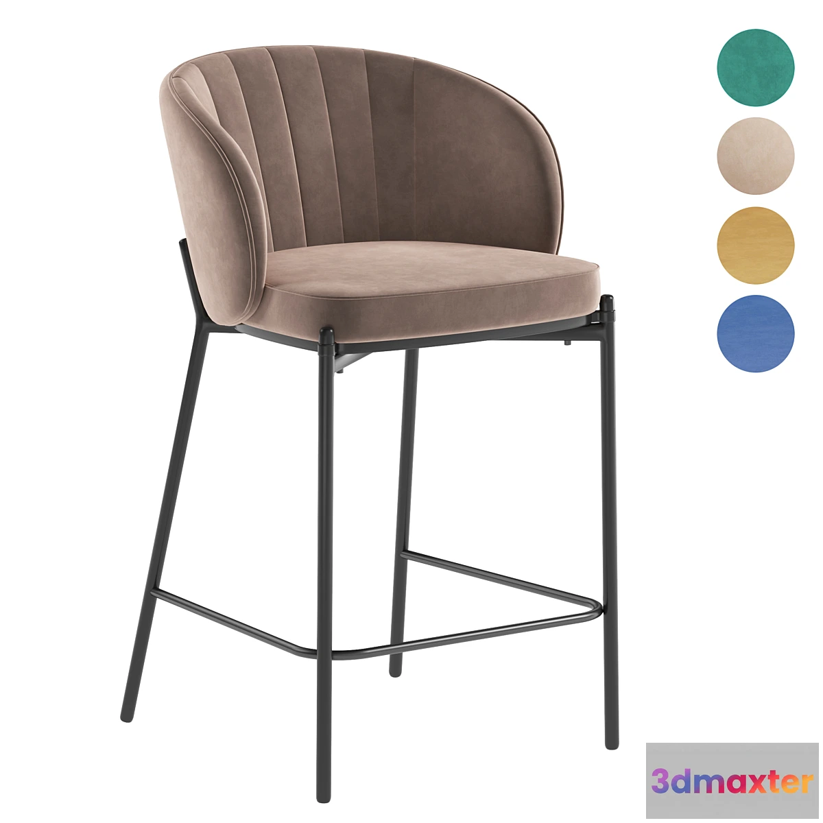 1443090 - M-City Wendy counter stool 3D Max