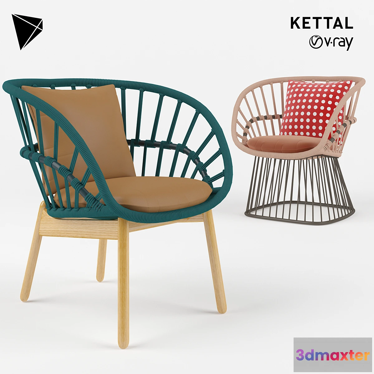 1444116 - Kettal Cala Dining Chair 3D Max