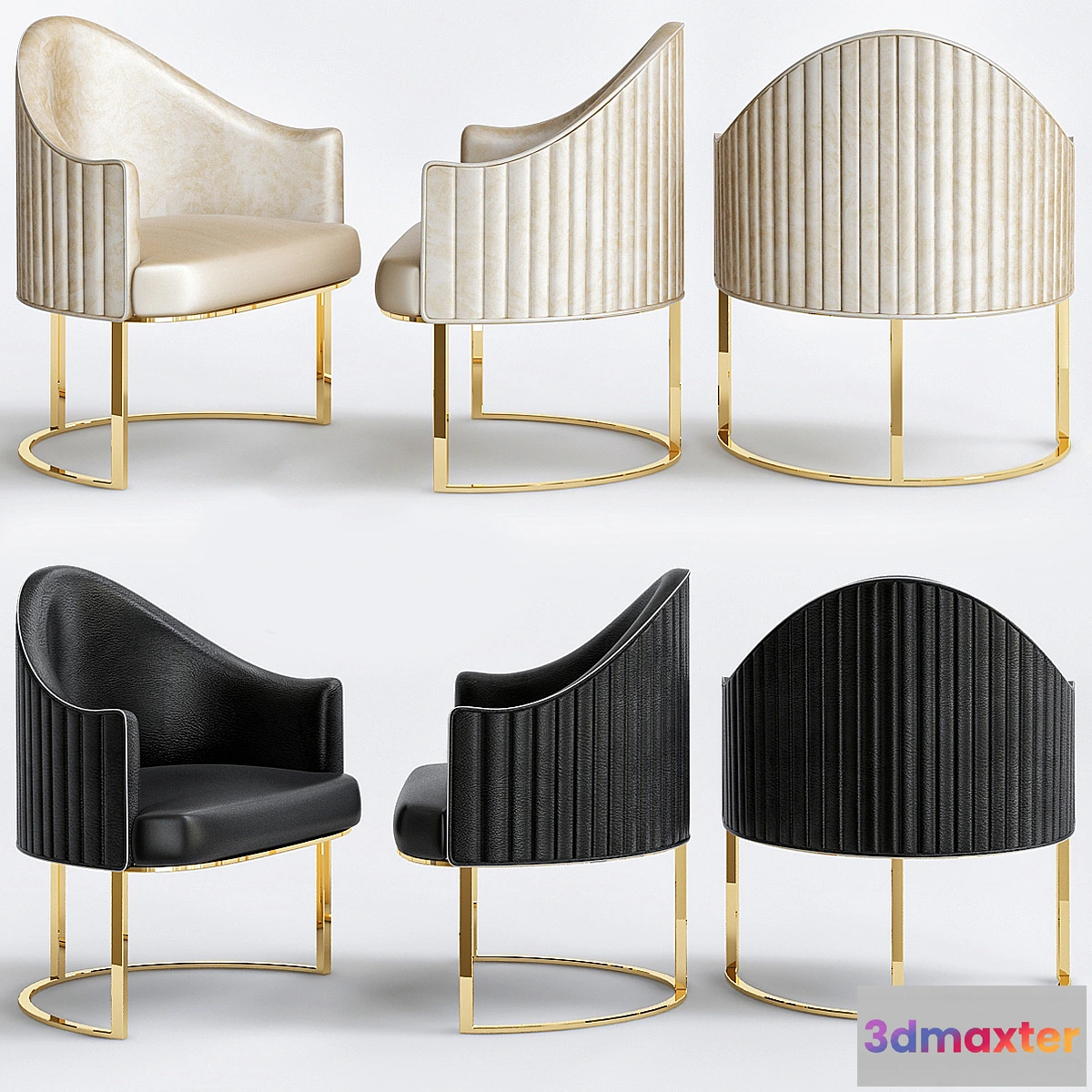 1444158 - Isabel Dining Armchair 3D Max