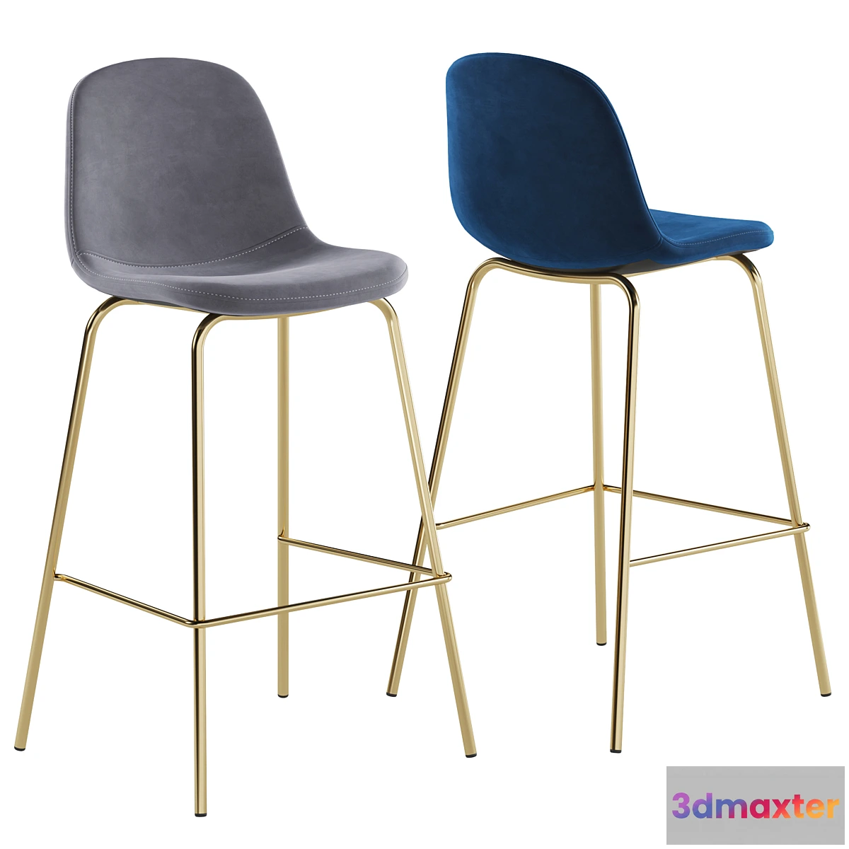 1445344 - Bar stool Valencia 3D Max