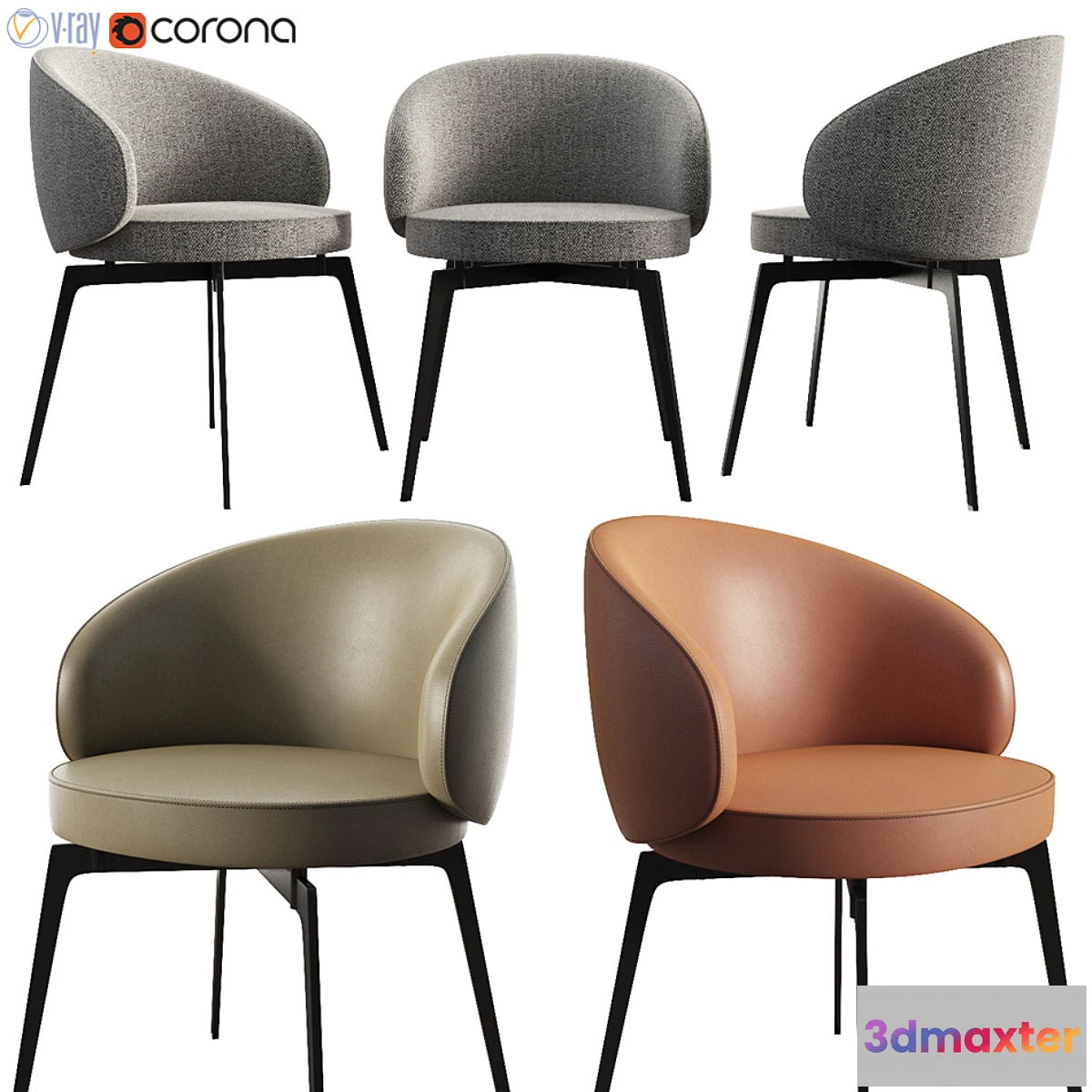 1445448 - Bea Dinning Chair Lemamobili 3D Max