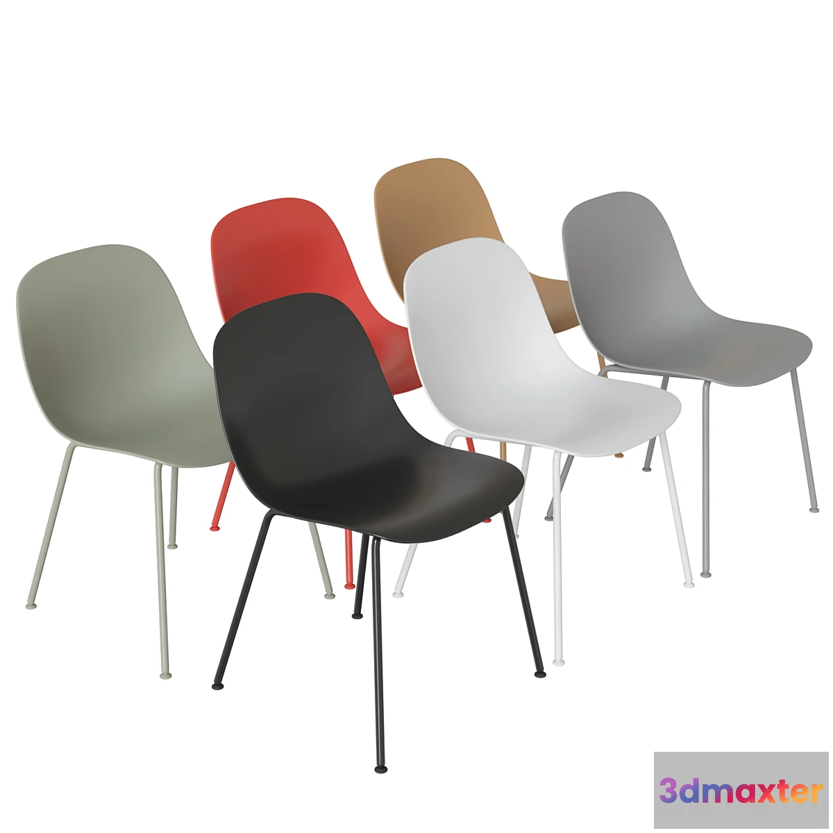 1445510 - Fiber Side Chair 3D Max