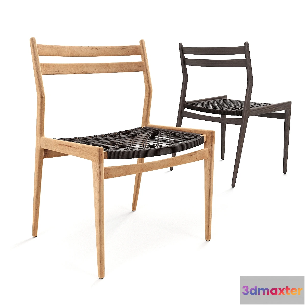 1449078 - Woven Rope Dining Chair 3D Max