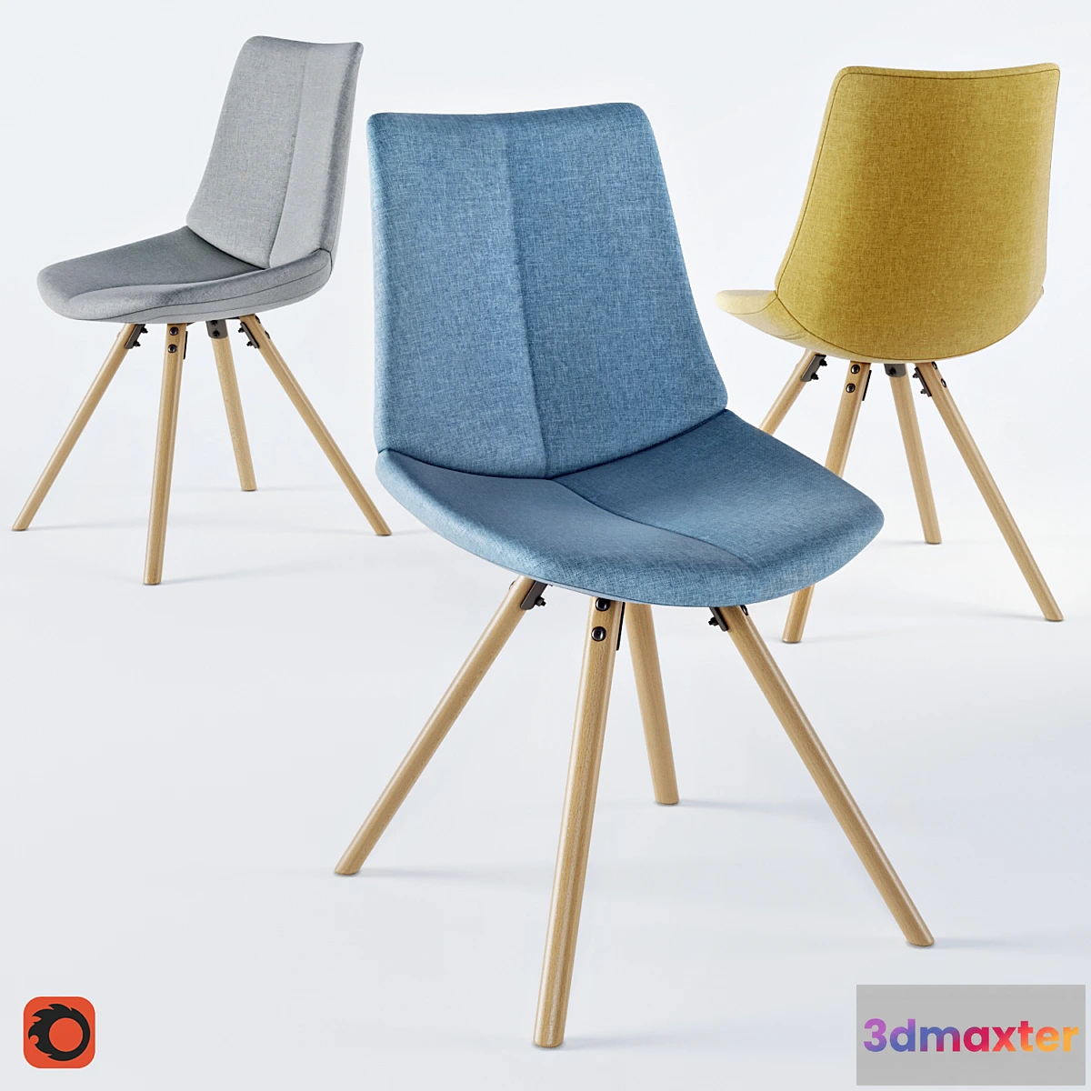 1451444 - Easy chair La Redoute ASTING 3D Max