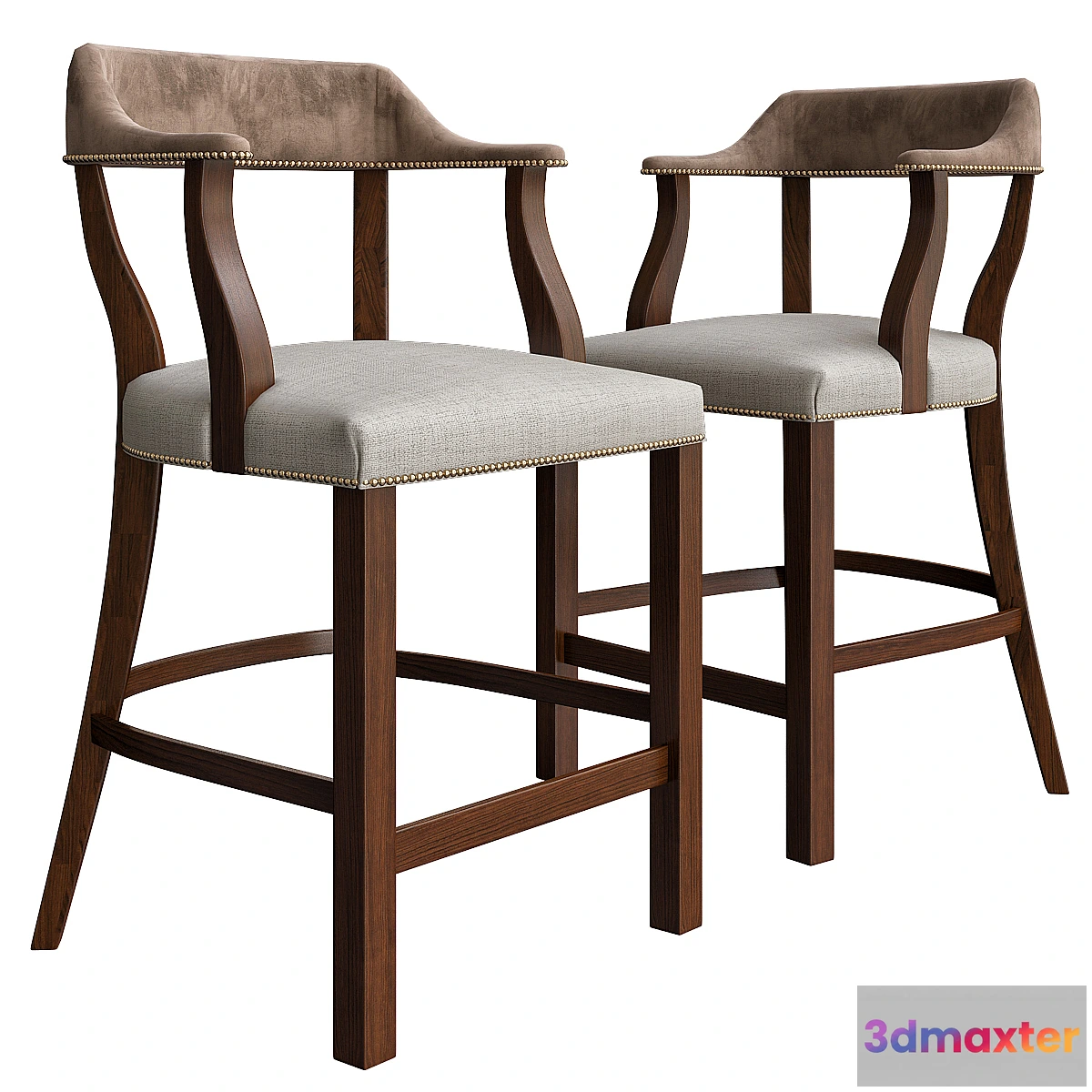 1451698 - Bar Stool Ralph Lauren 3D Max
