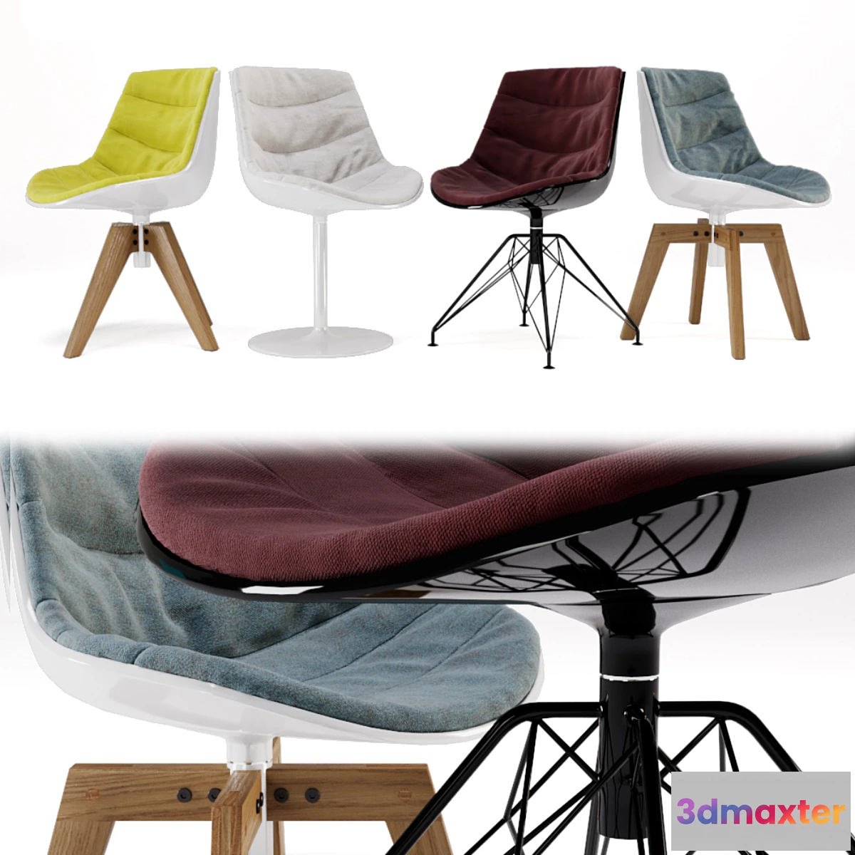 1453044 - Flow Chair set_1 3D Max