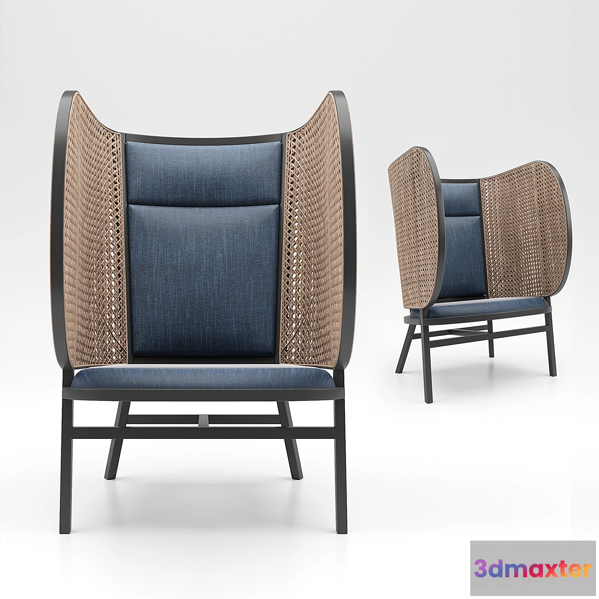 1453766 - HIDEOUT Lounge Chair 3D Max