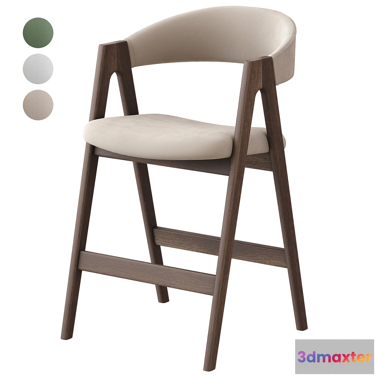 1454668 - Dublin Bar Chair Deep House 3D Max