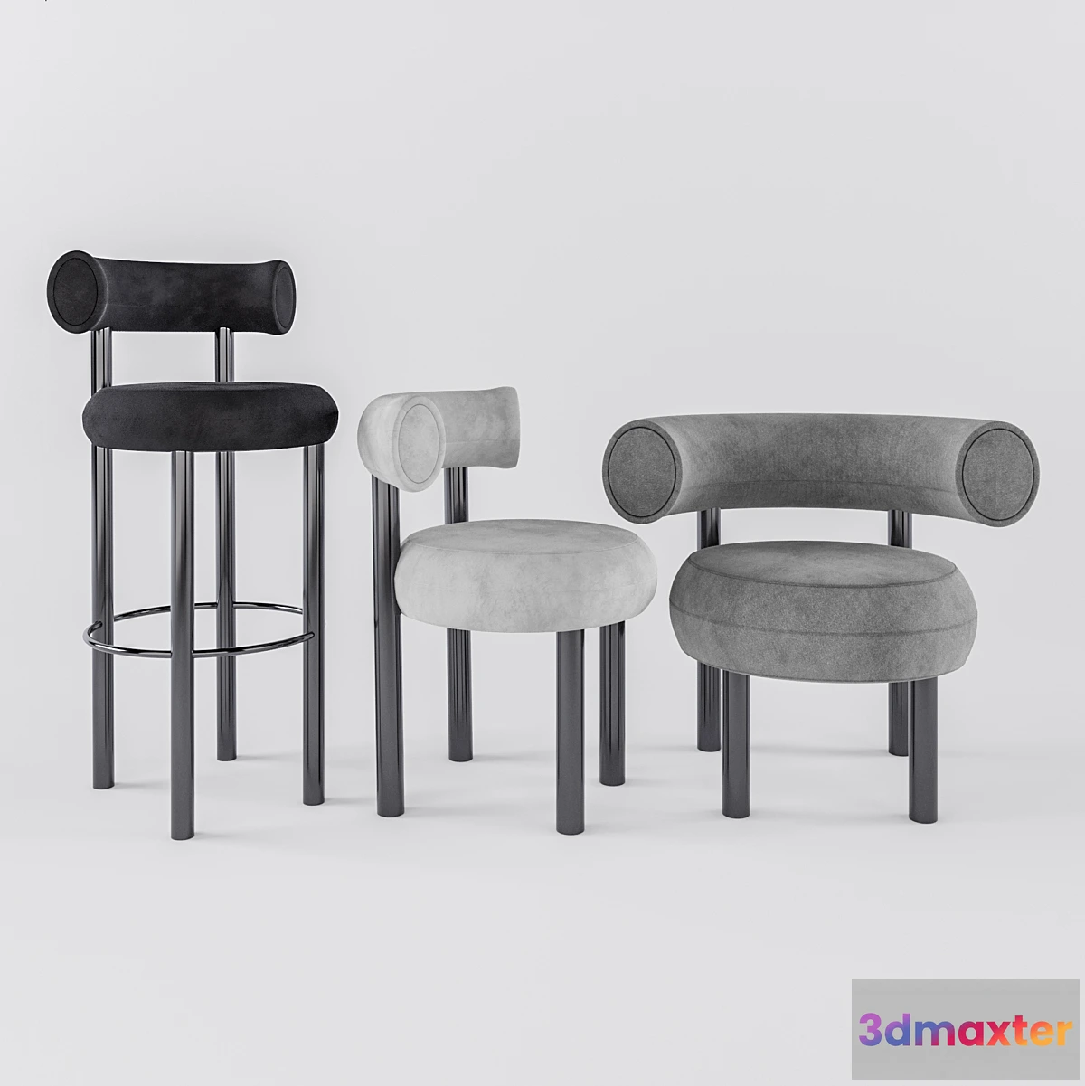 1454710 - Tom Dixon Fat chairs 3D Max