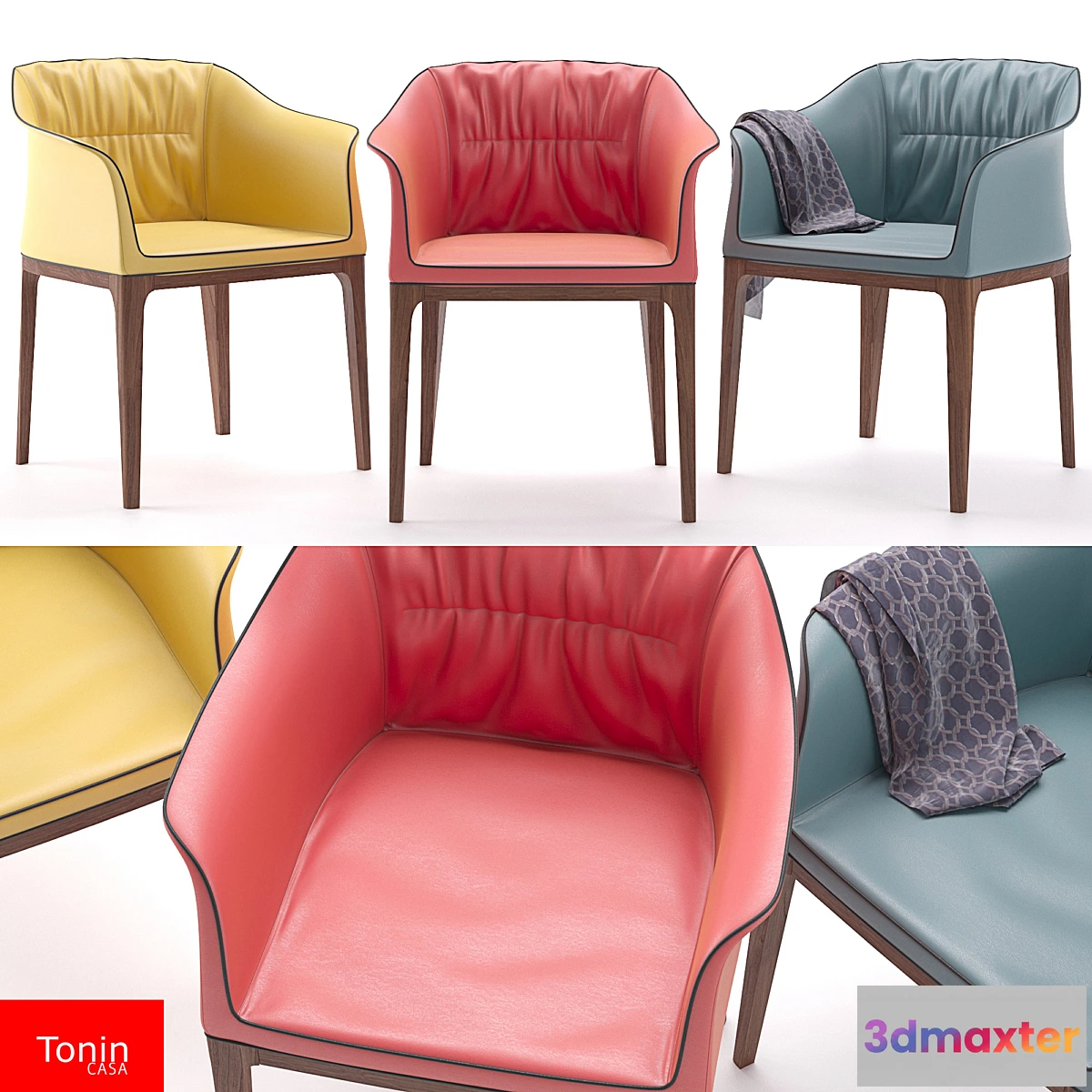 1454754 - TONIN CASA Poltroncina Mivida 3D Max